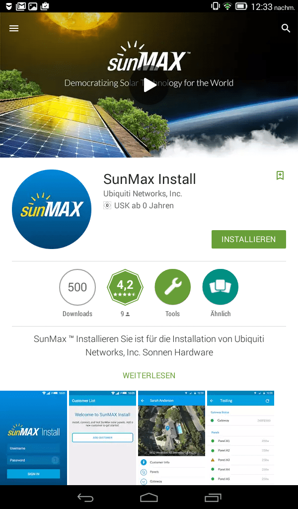 SunMax Install