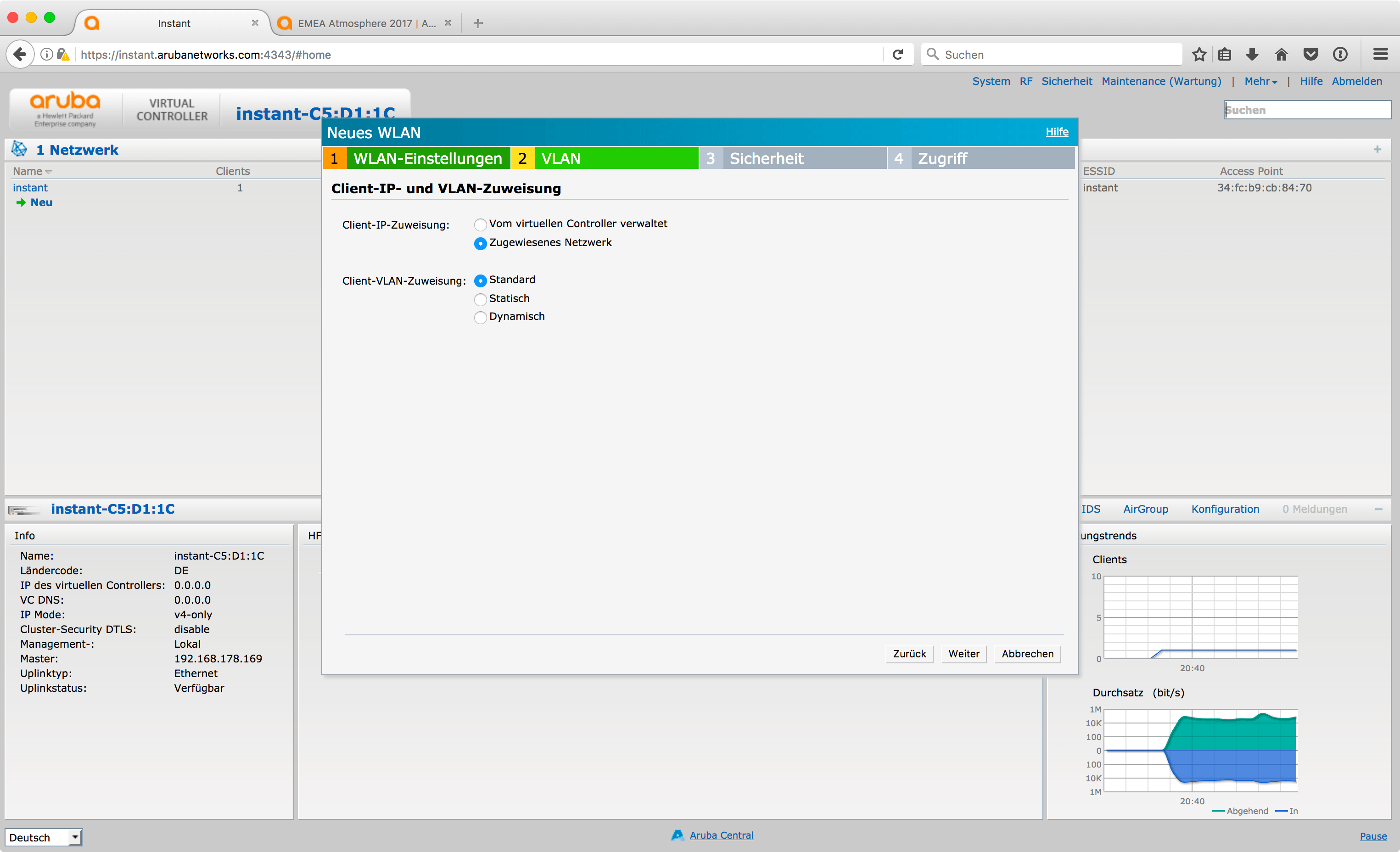 Aruba Instant 4 VLAN