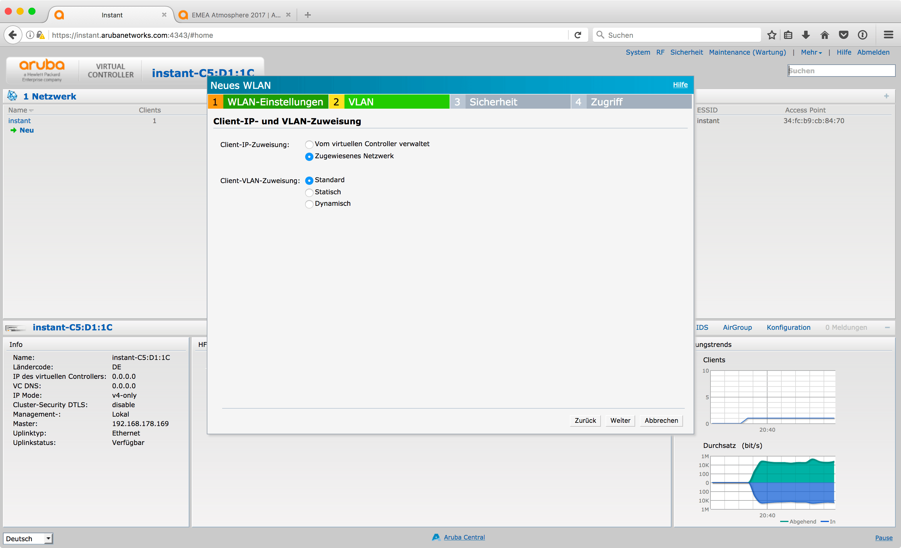 Aruba Instant 4 VLAN