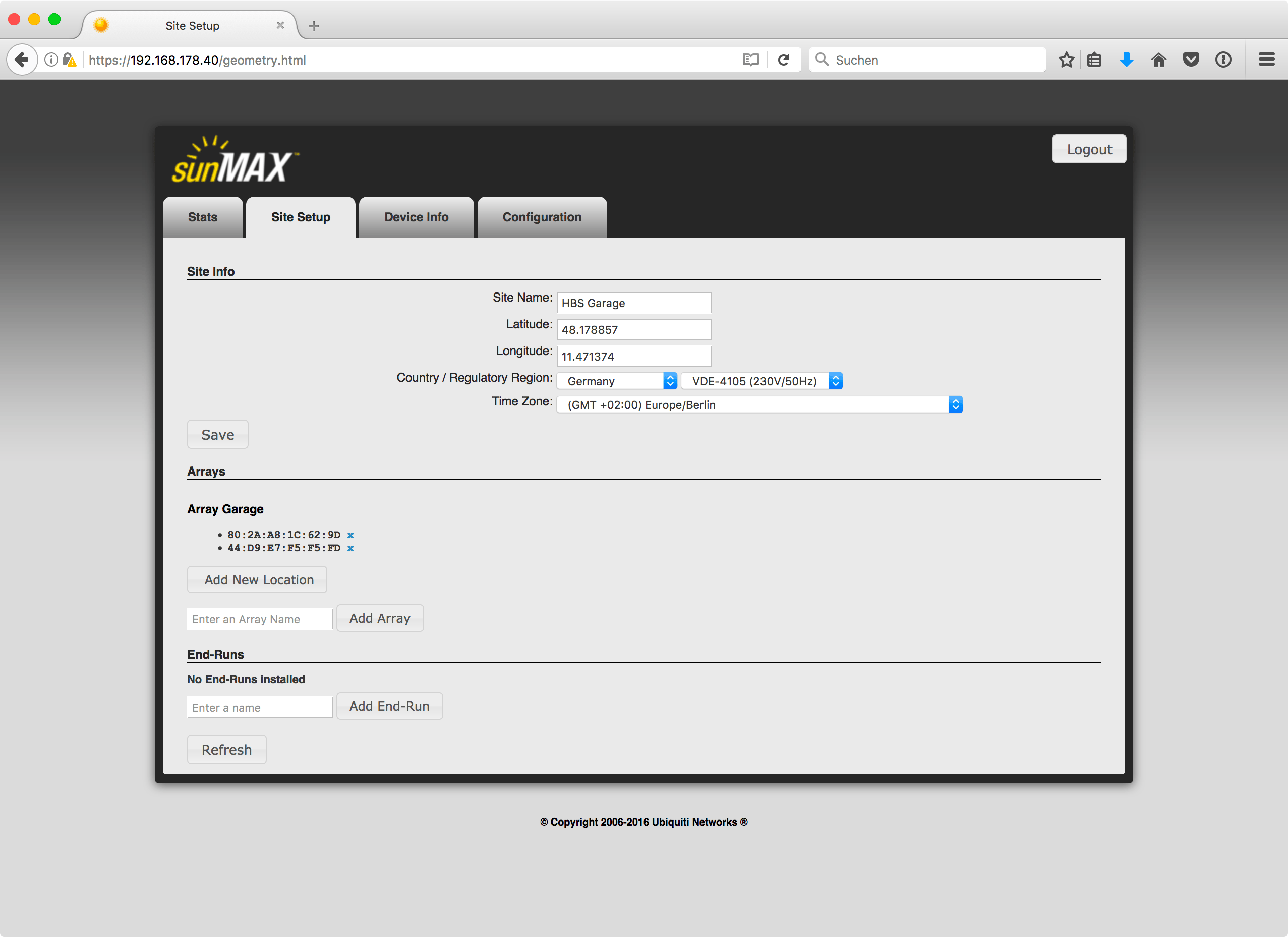 Sunmax Site_Setup