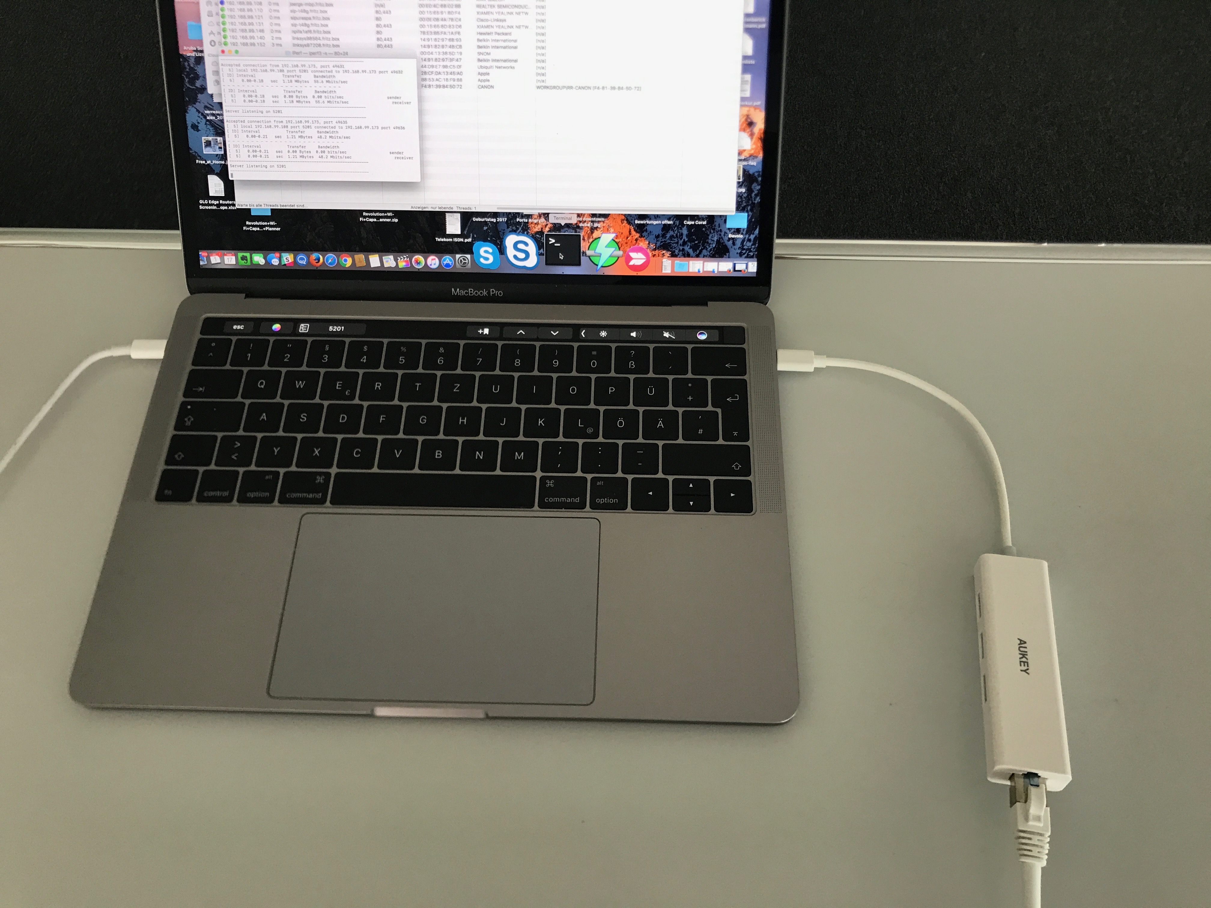 iperf Macbook