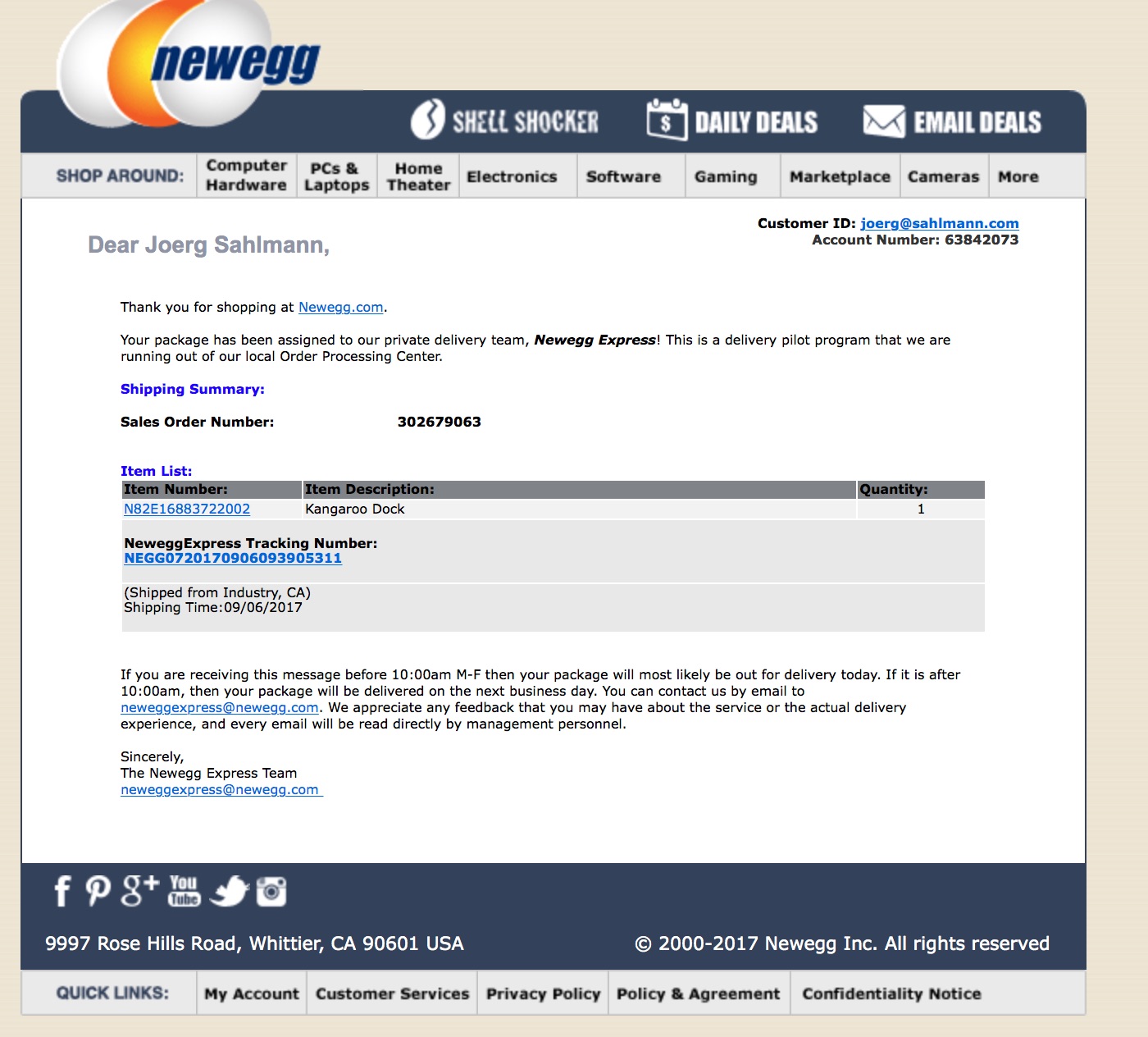 Newegg_com_-_Shipping_Notification