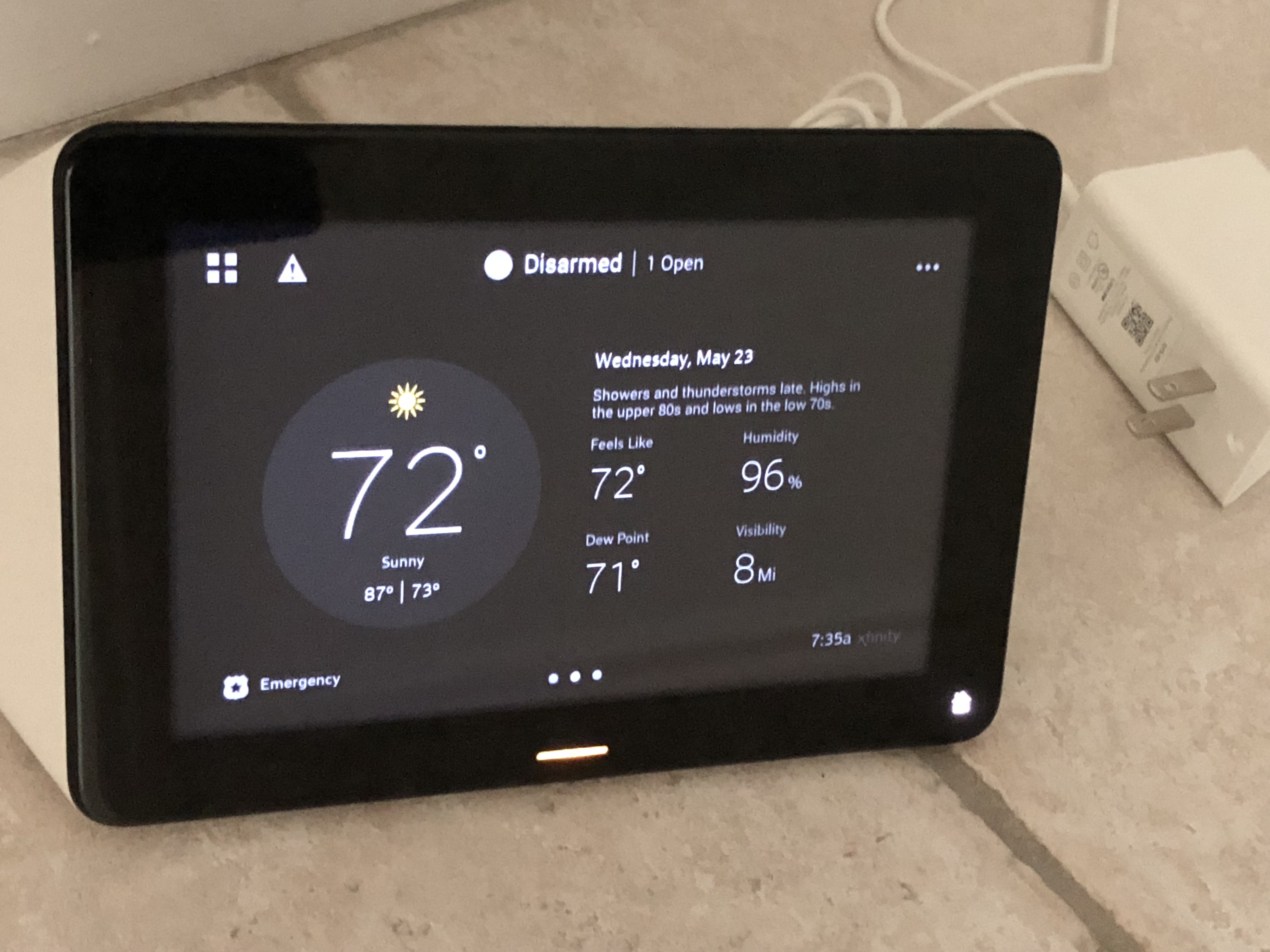 Xfinity Panel Wetter 2