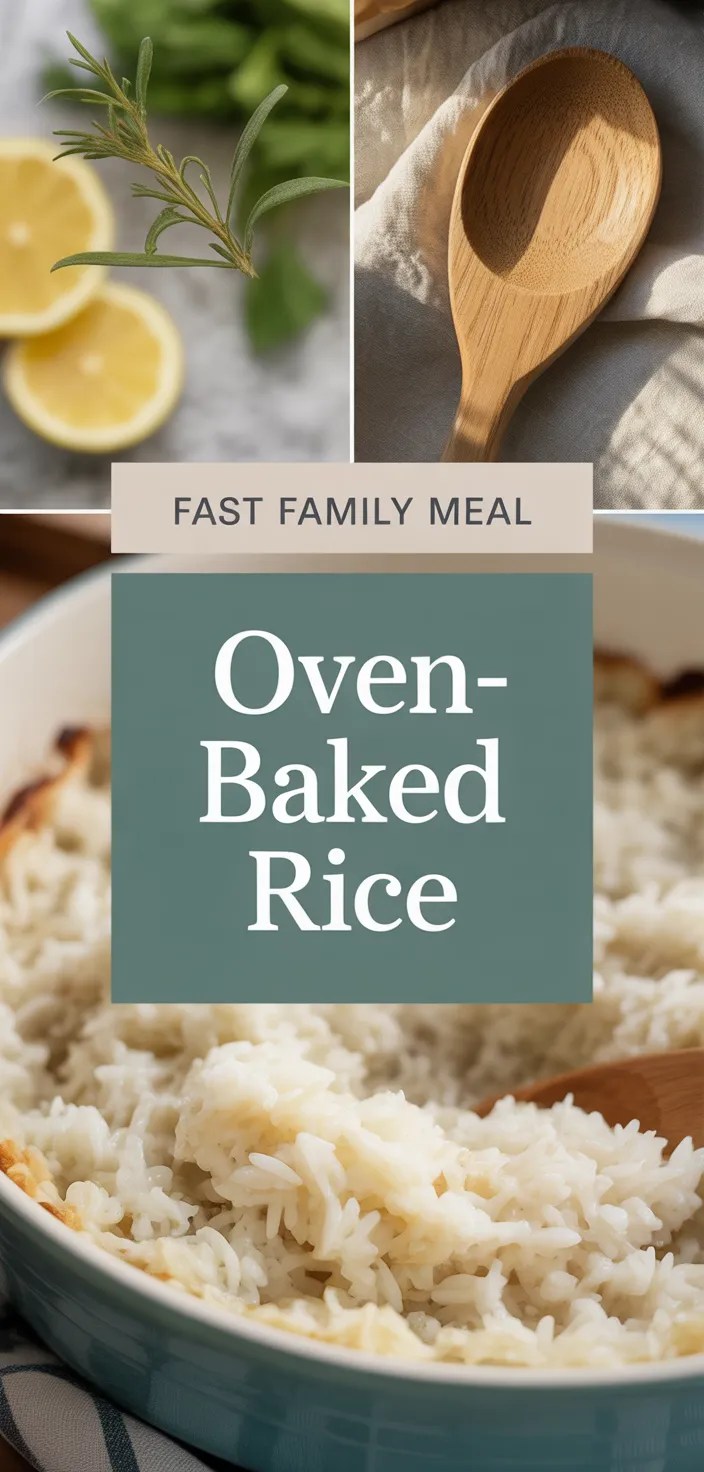A photo of Baked Rice: How To Cook Rice In The Oven Recipe