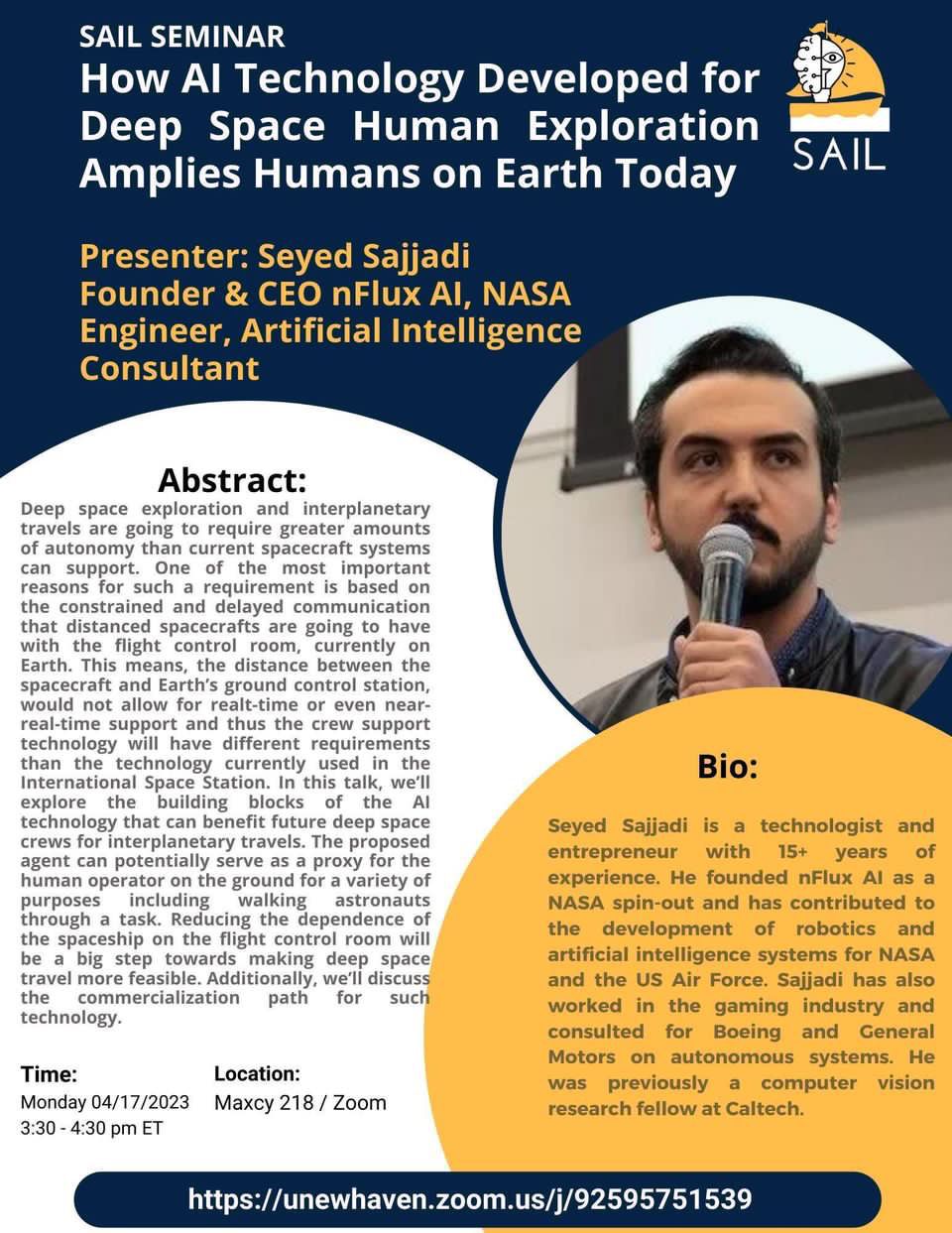 SEMINAR S’23How AI Technology Developed for Deep Space Human