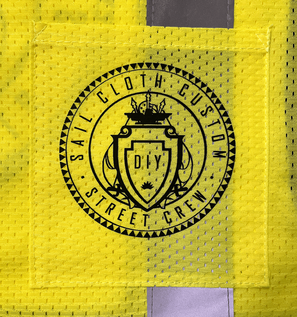 sail cloth "street crew" safety vest