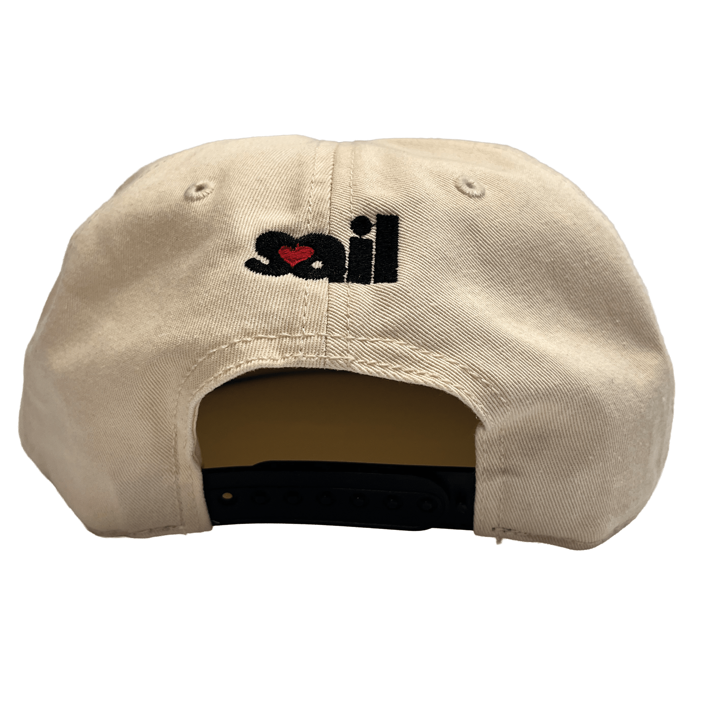 sail cloth "chenille sword patch" two tone cap