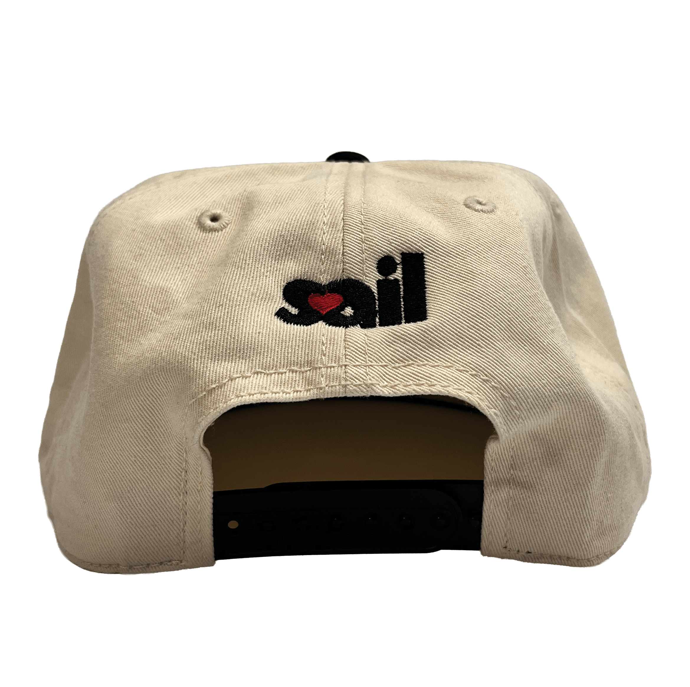 sail cloth "felt sword patch" two tone cap