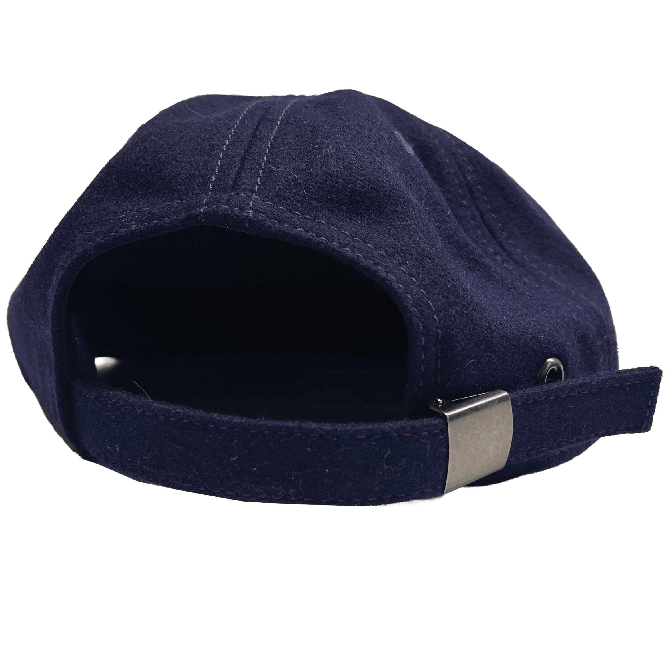 sail cloth "bold letter" navy wool cap