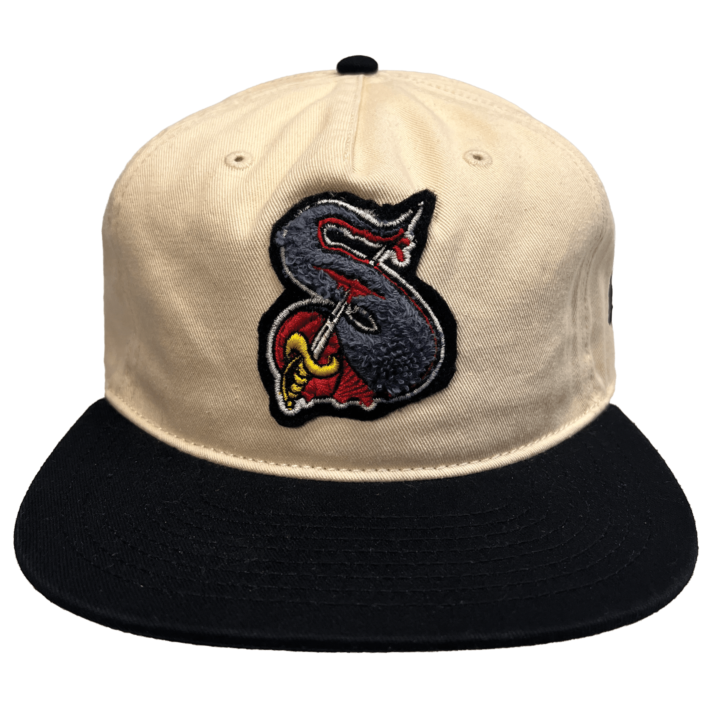sail cloth "chenille sword patch" two tone cap