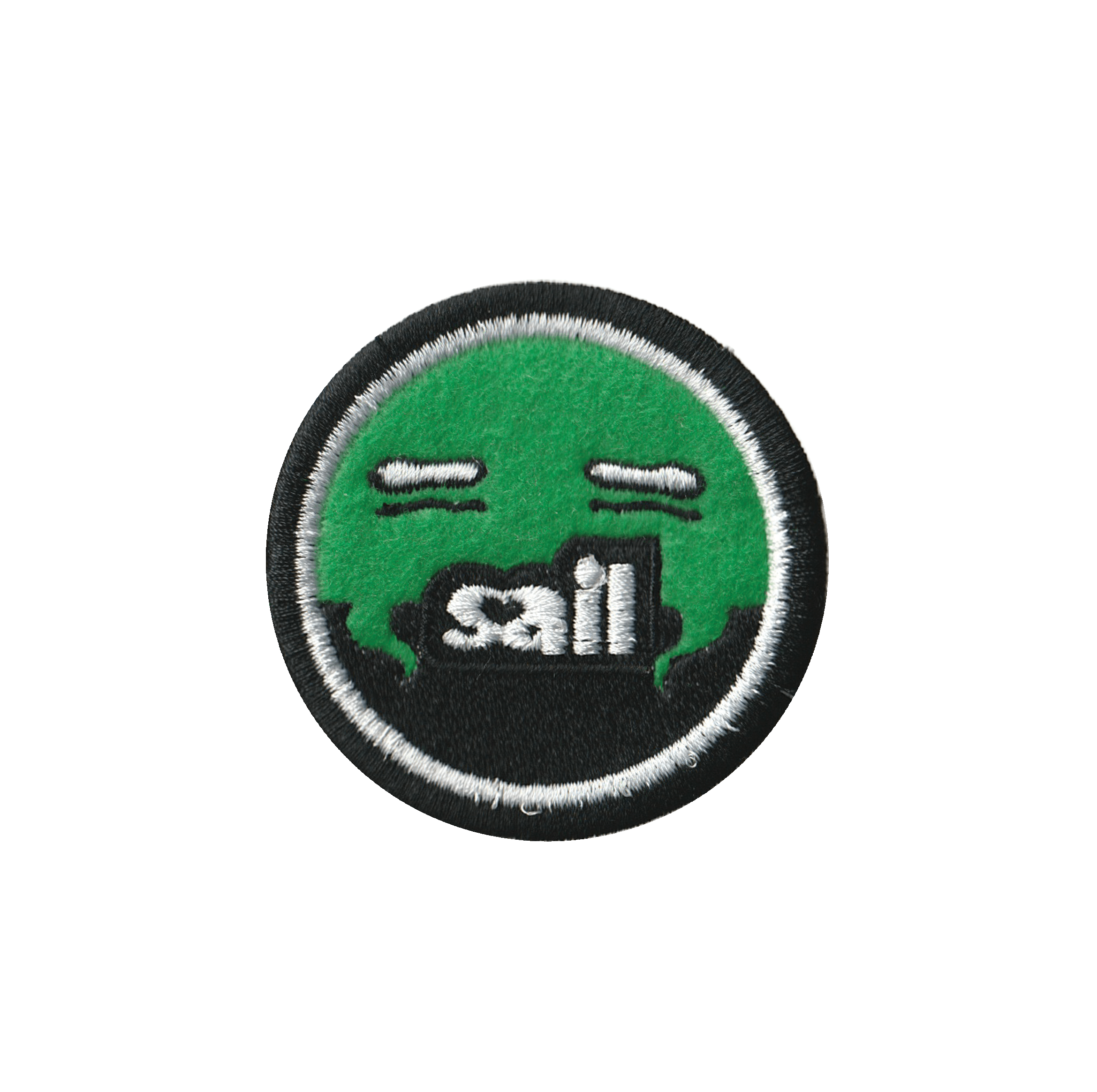 sail cloth "circle logo" patch