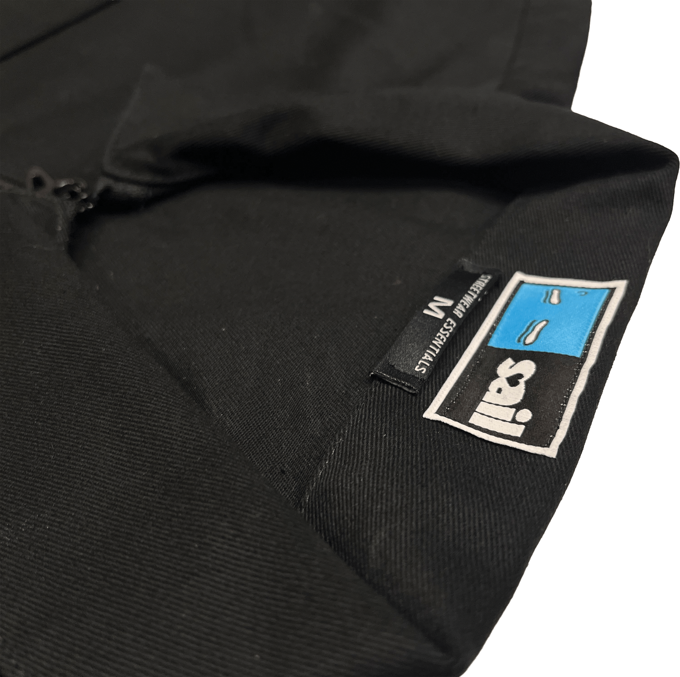 sail cloth "quarter zip" work shirt