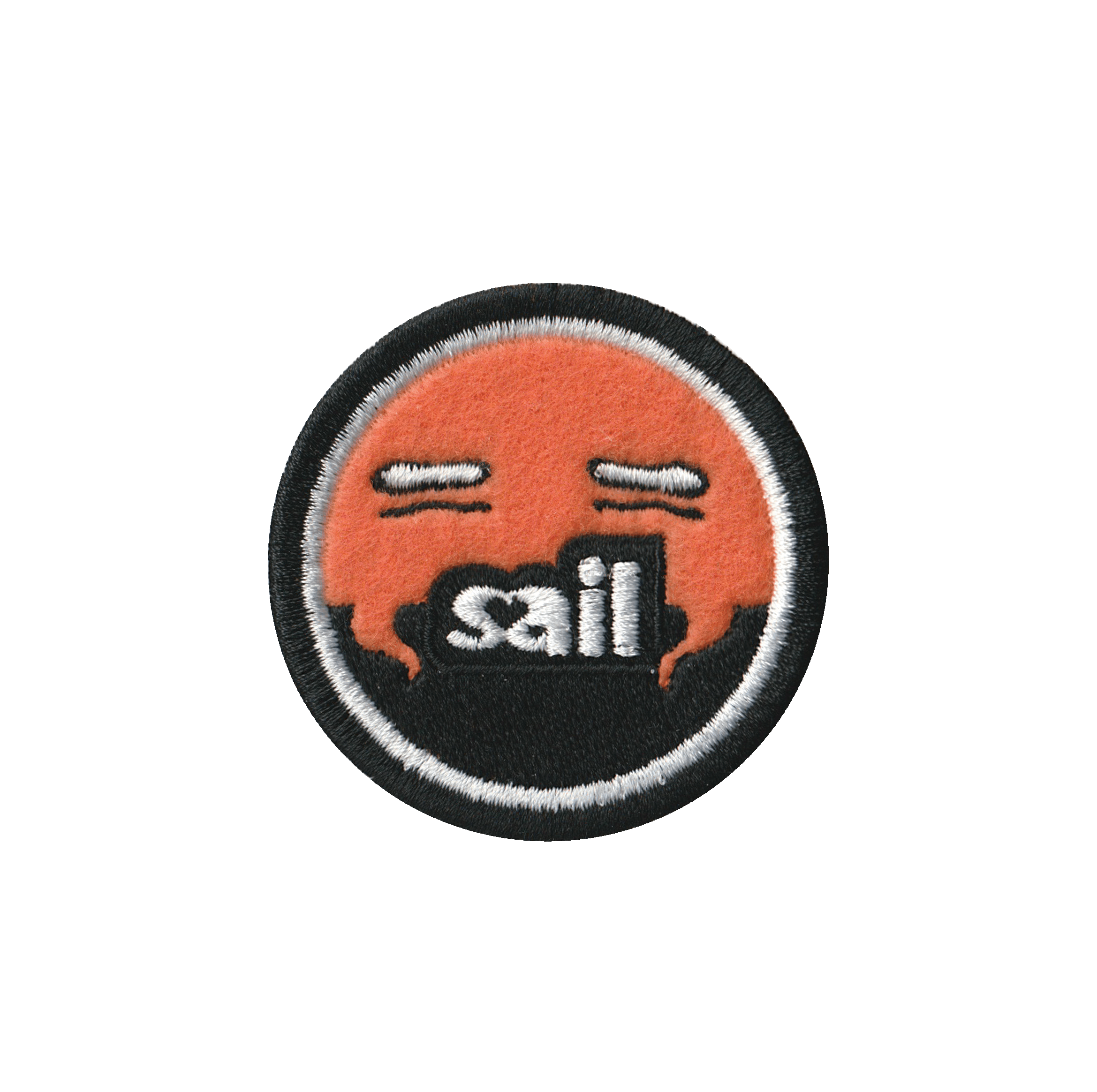 sail cloth "circle logo" patch