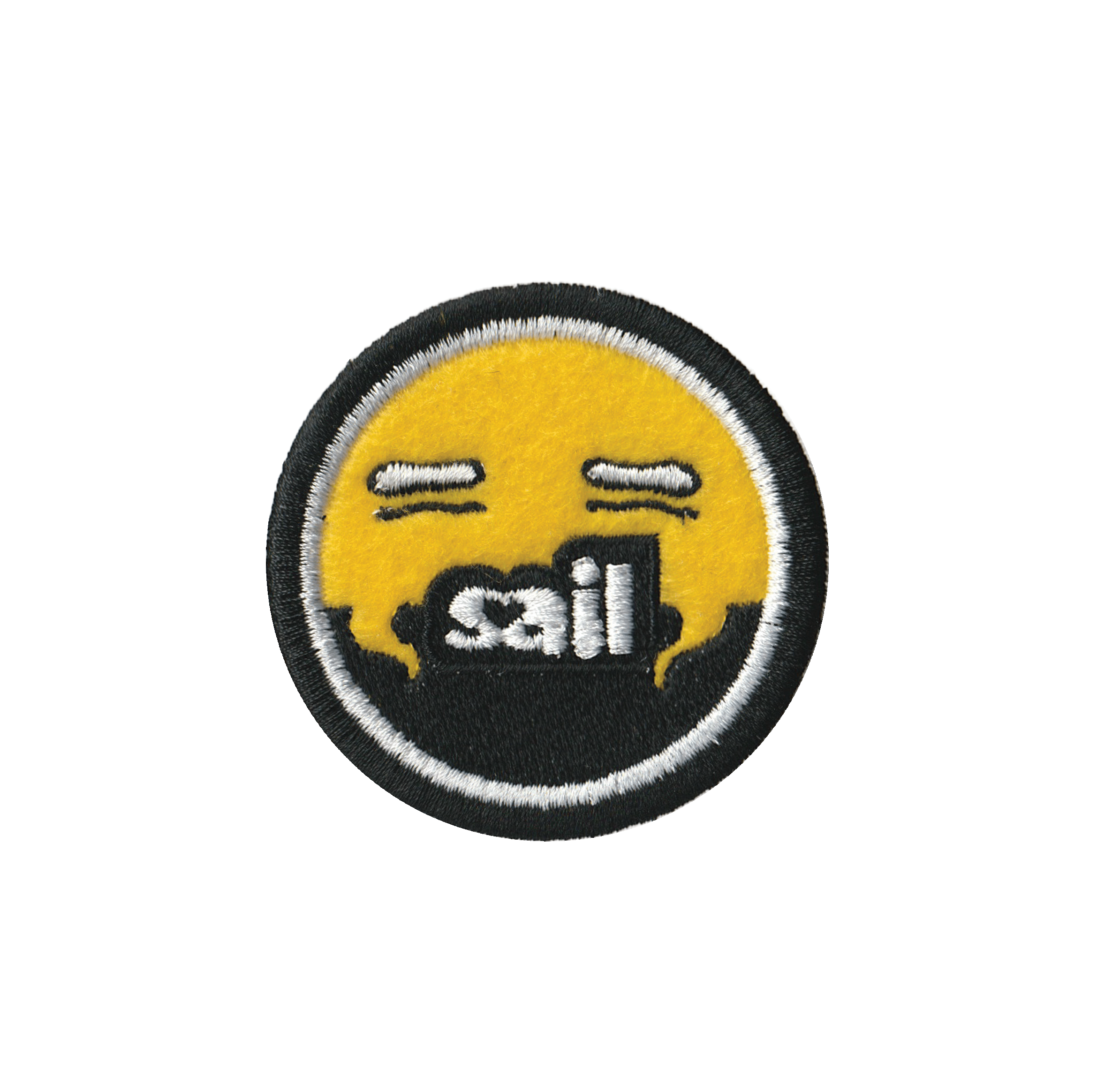 sail cloth "circle logo" patch