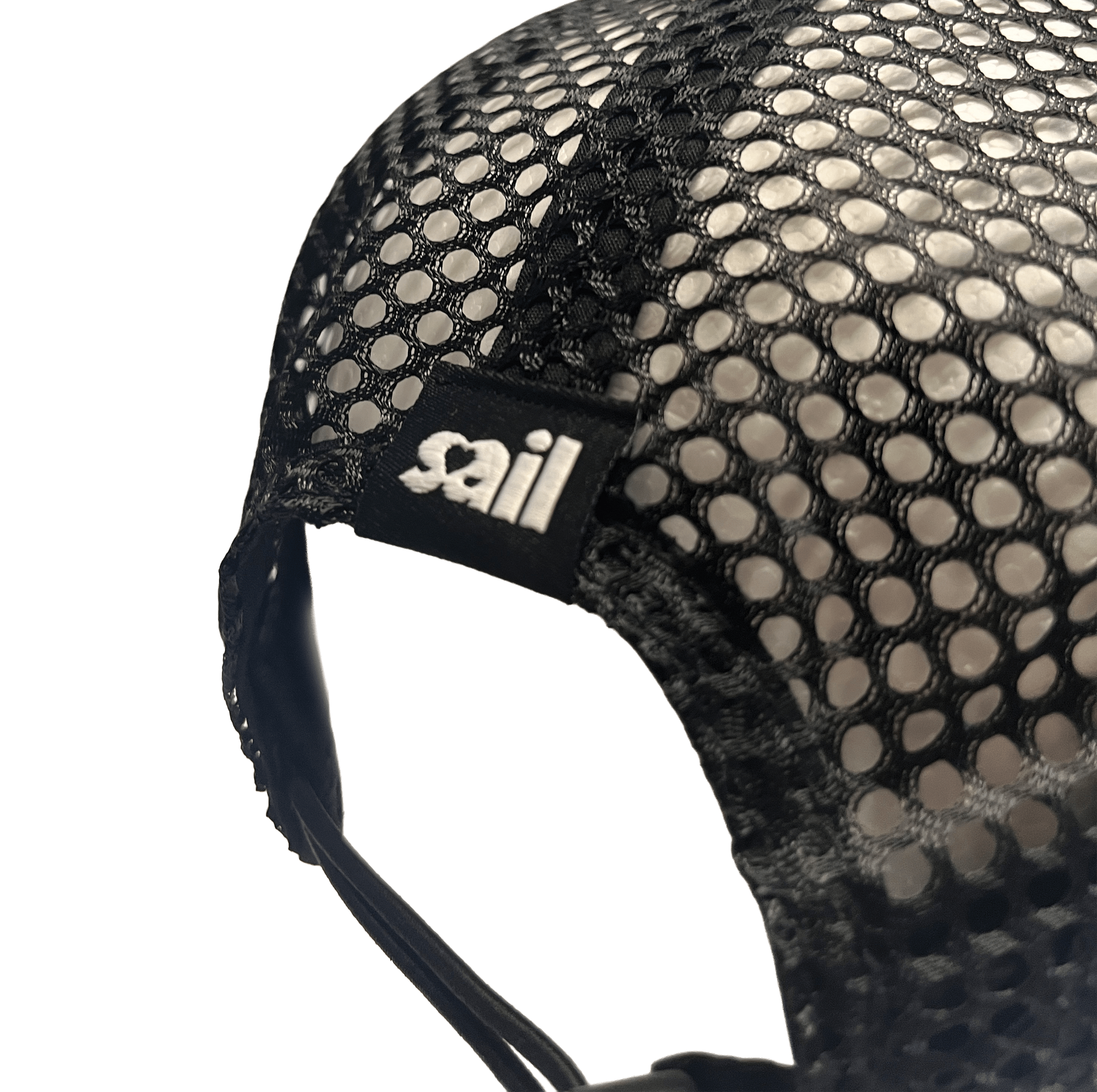 sail cloth "boat" black runner’s cap