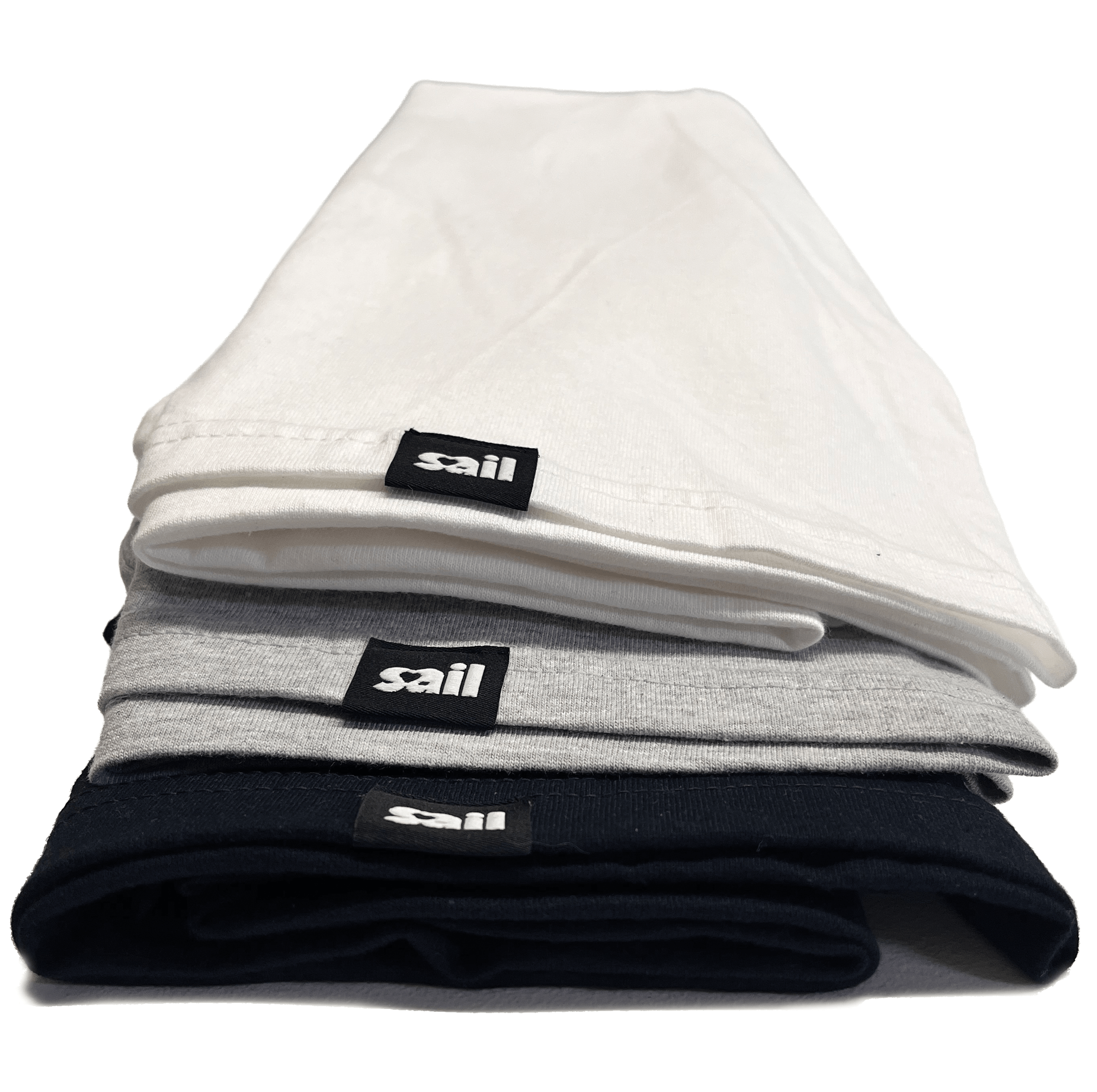 sail cloth "fresh 3pk" tri color tee