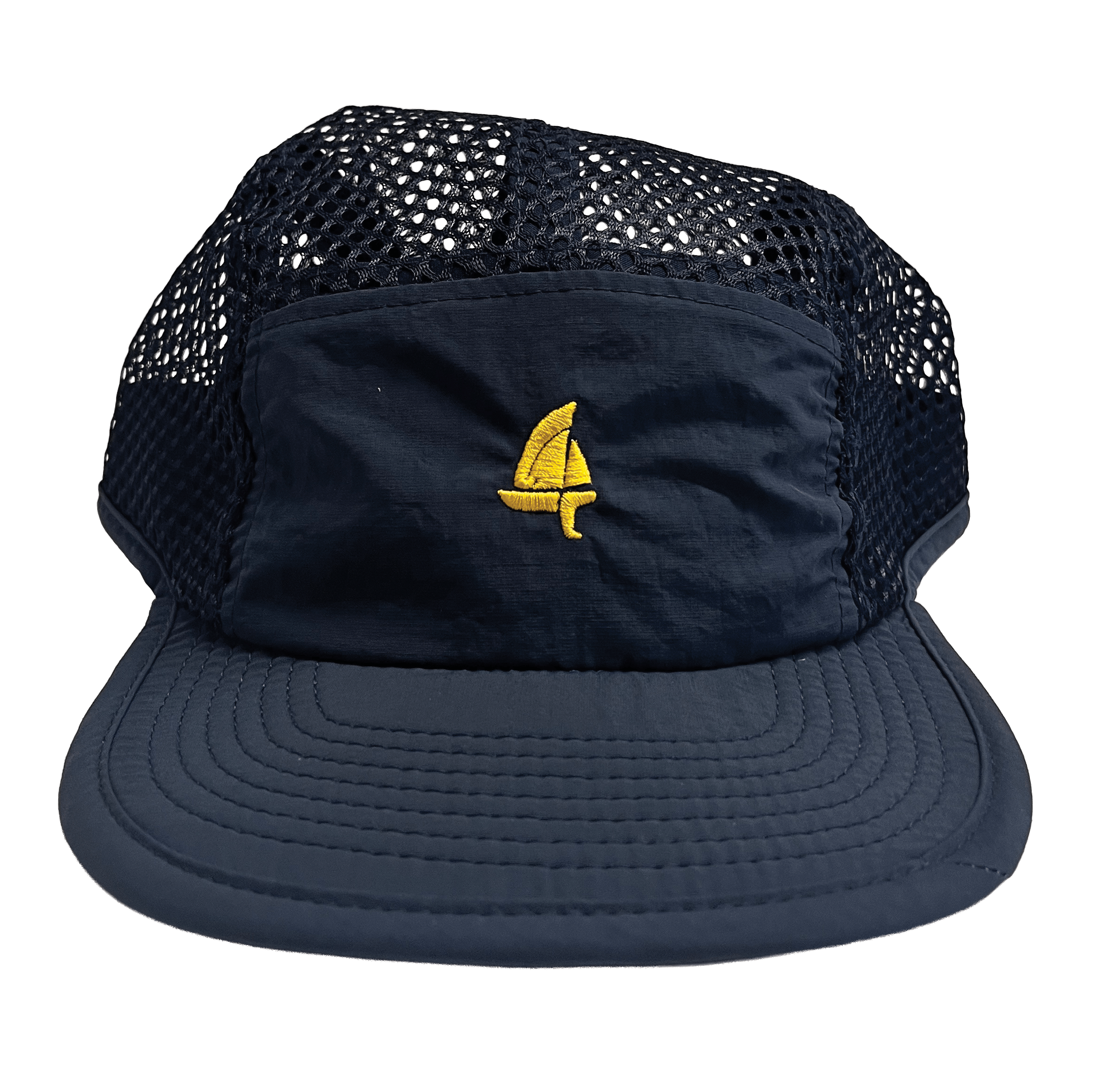 sail cloth "boat" navy runner’s cap