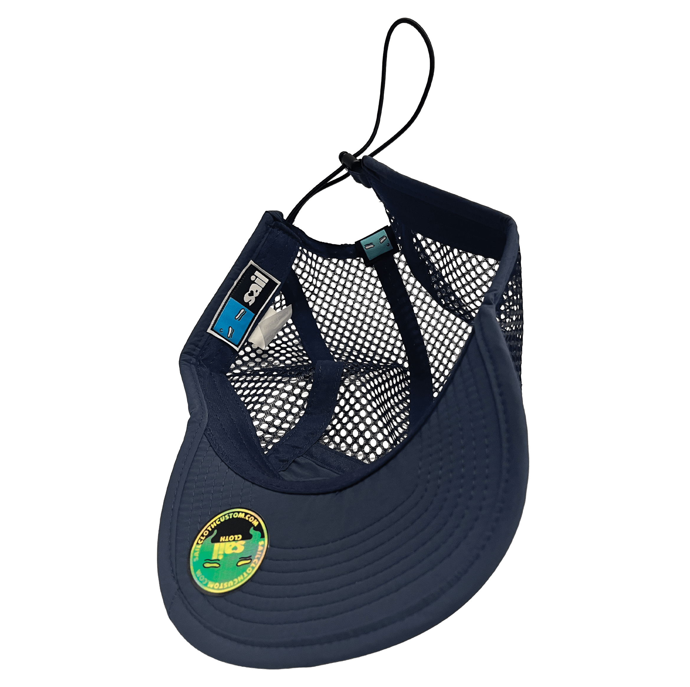 sail cloth "boat" navy runner’s cap