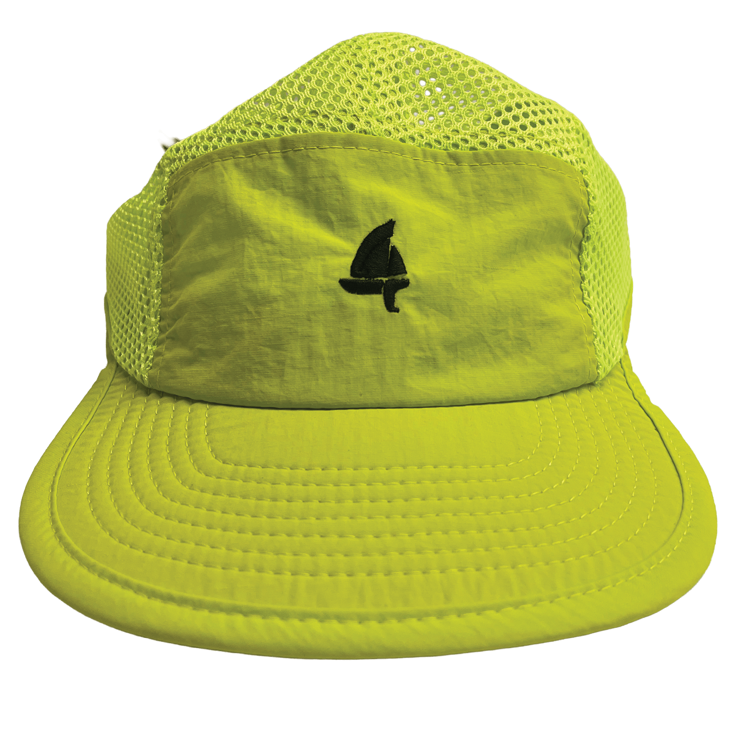 sail cloth "boat" yellow runner’s cap