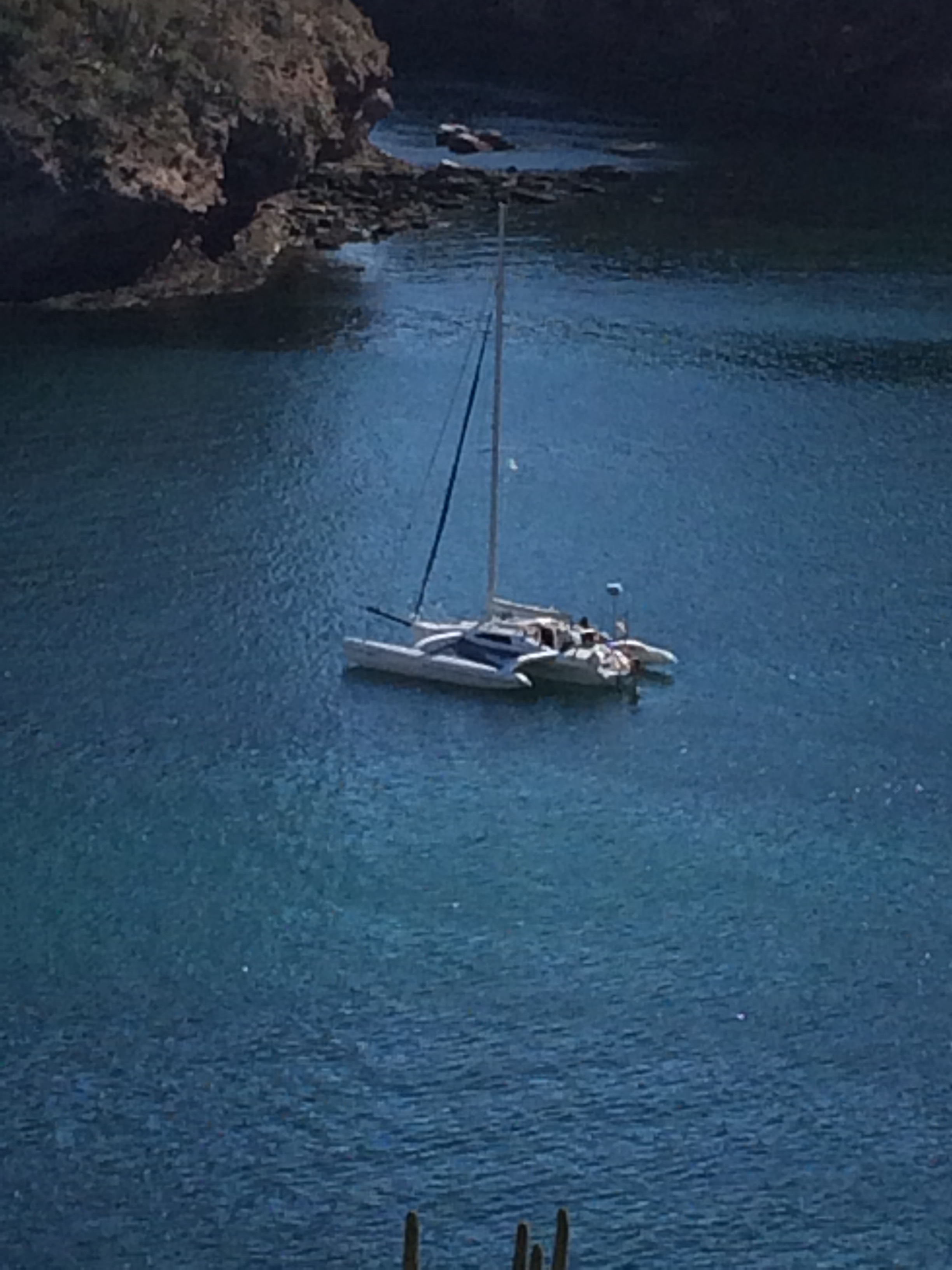 Anchored at Martini Cove, Mexico