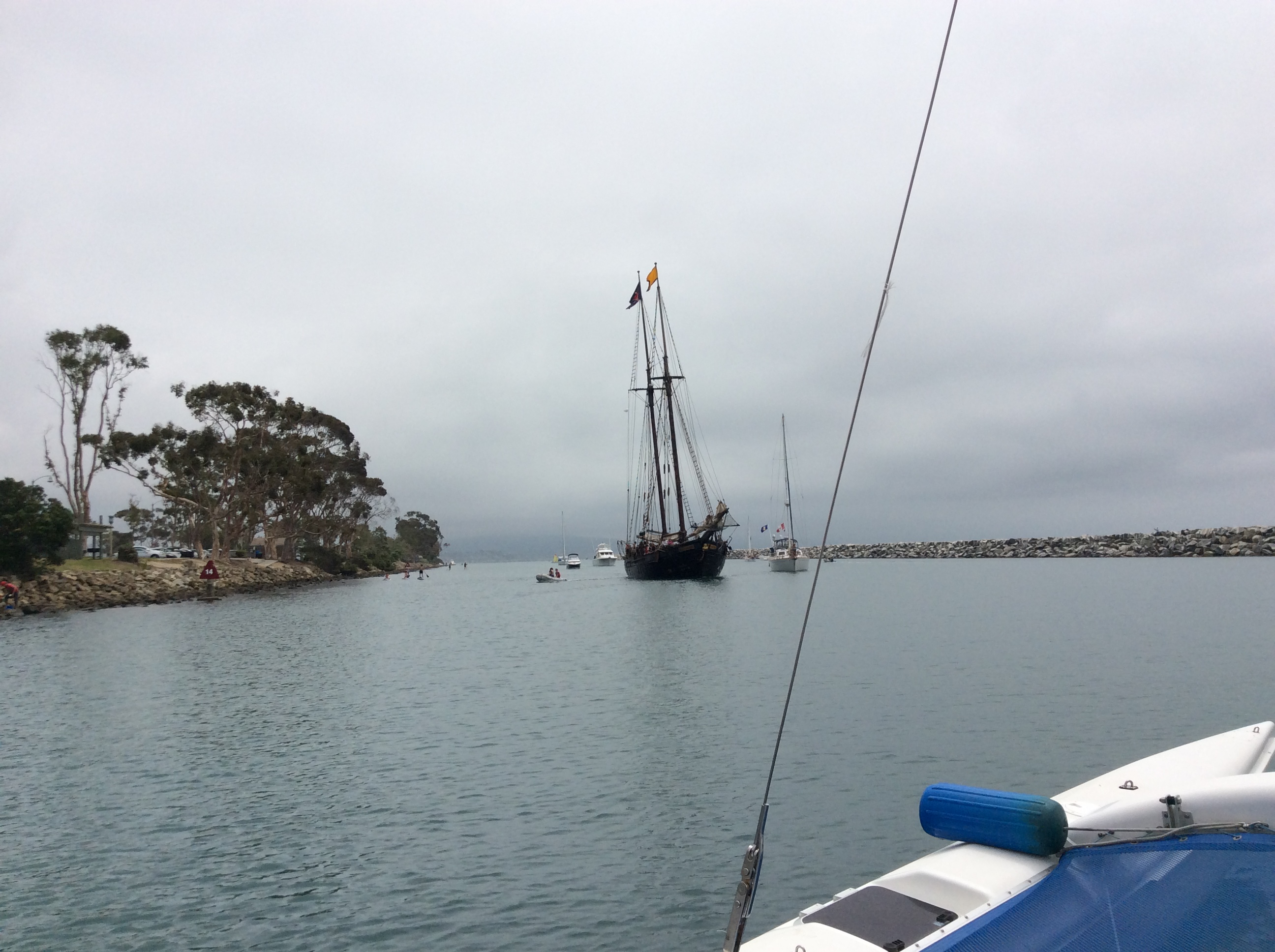 Tall ship in Southern California