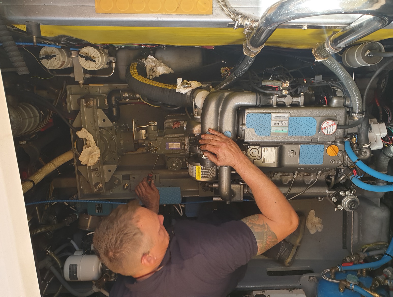 Boat Motor Alignment Engine alignment + Ibiza – sailing4ever - Robin & Iris