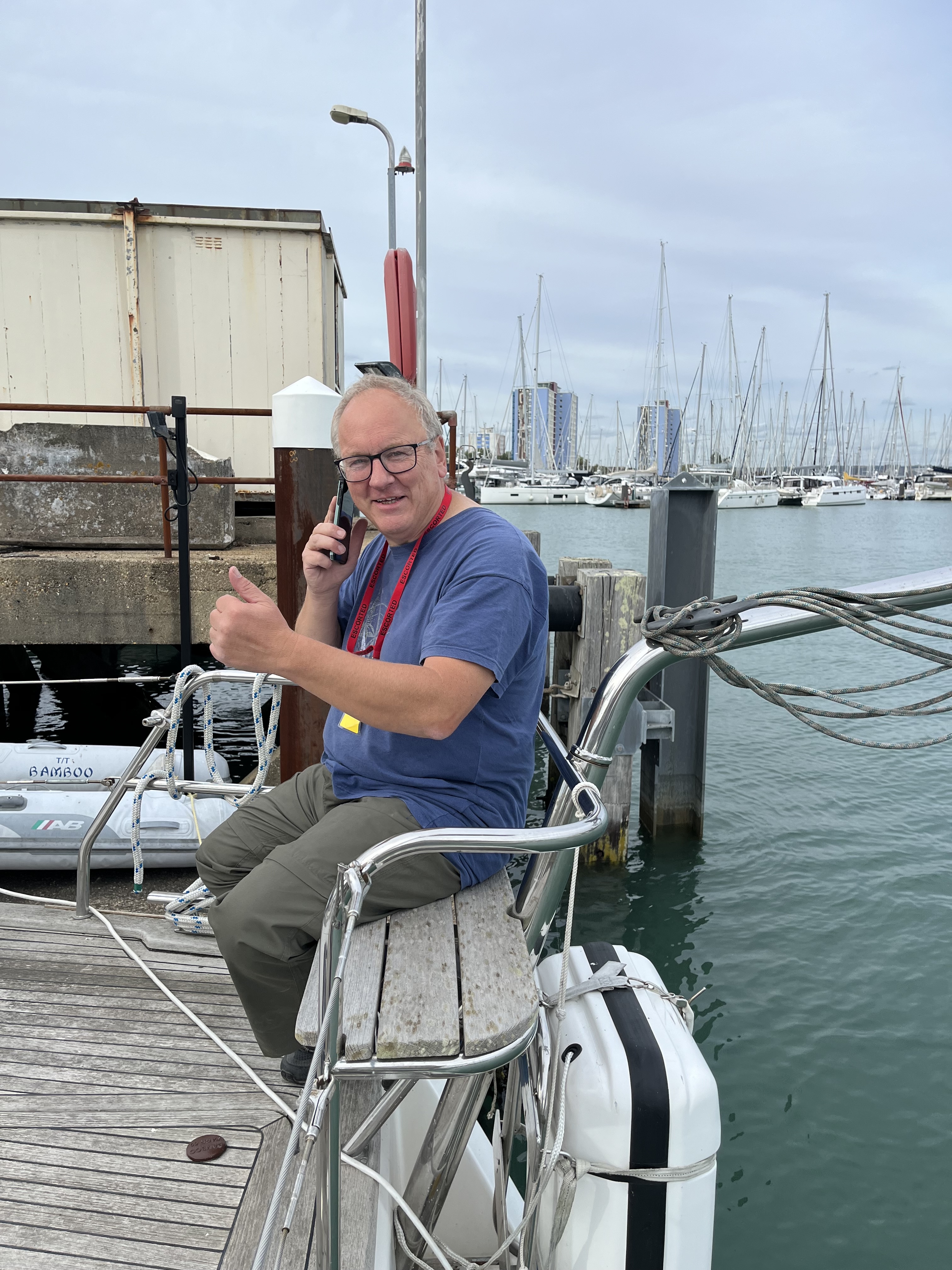 Clive doing what he does best.