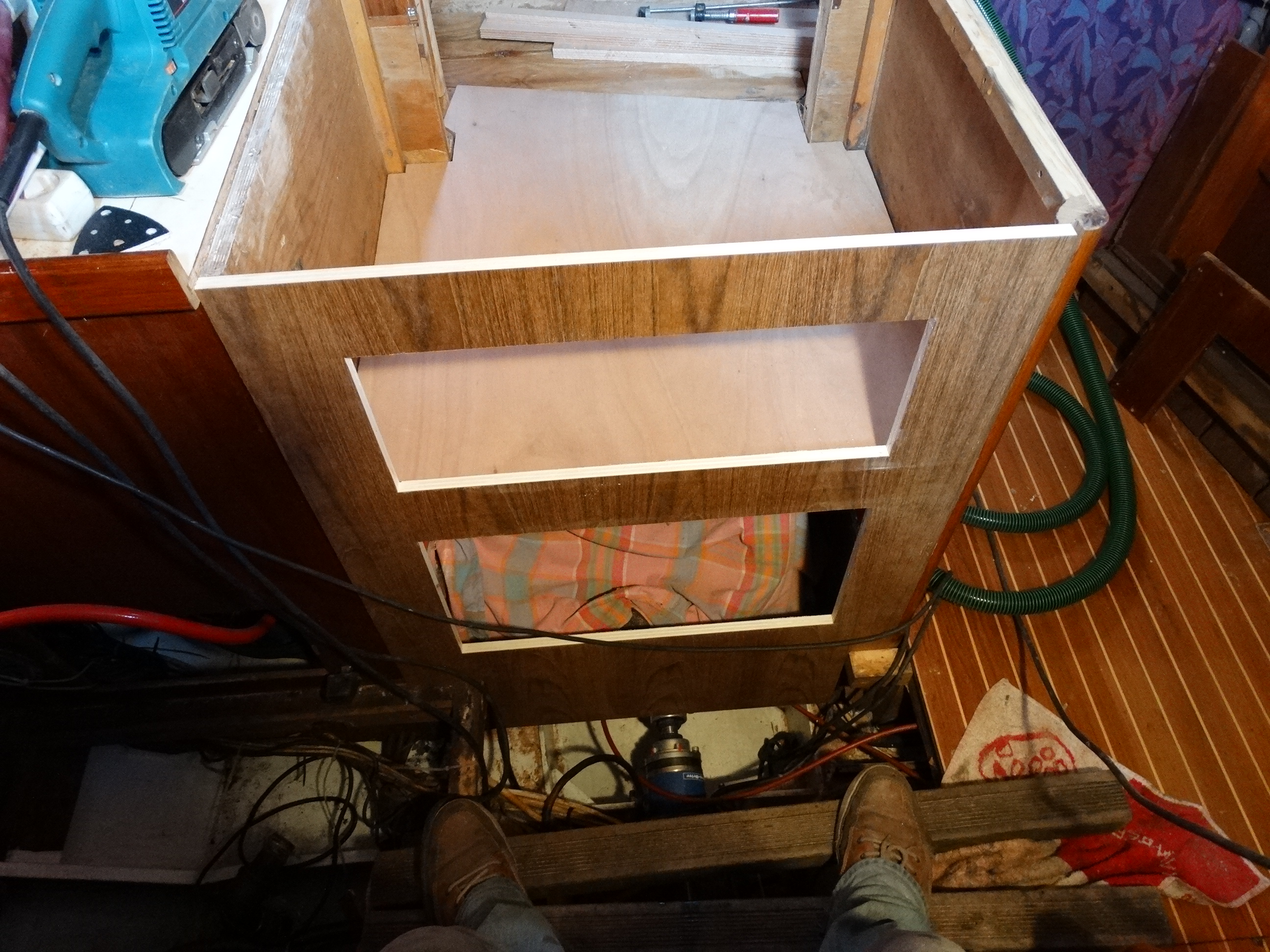 Keukenblok/motorkist