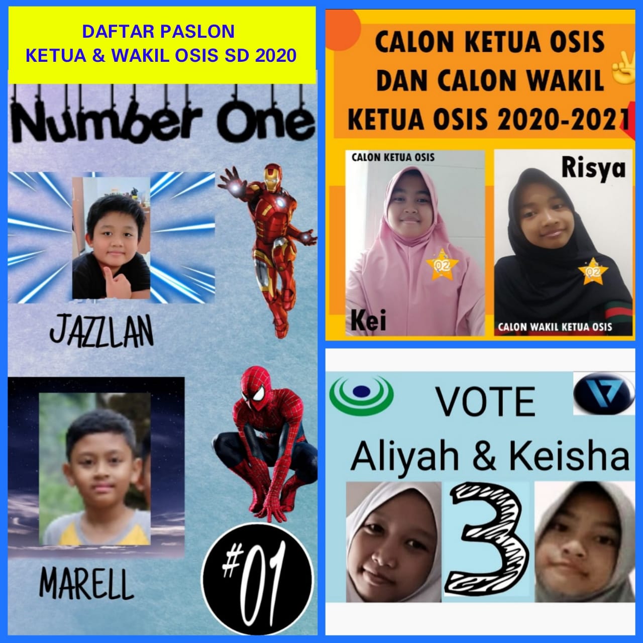 Tahap kampanye calon ketua dan wakil ketua osis. Visi Dan Misi Calon Ketua Osis