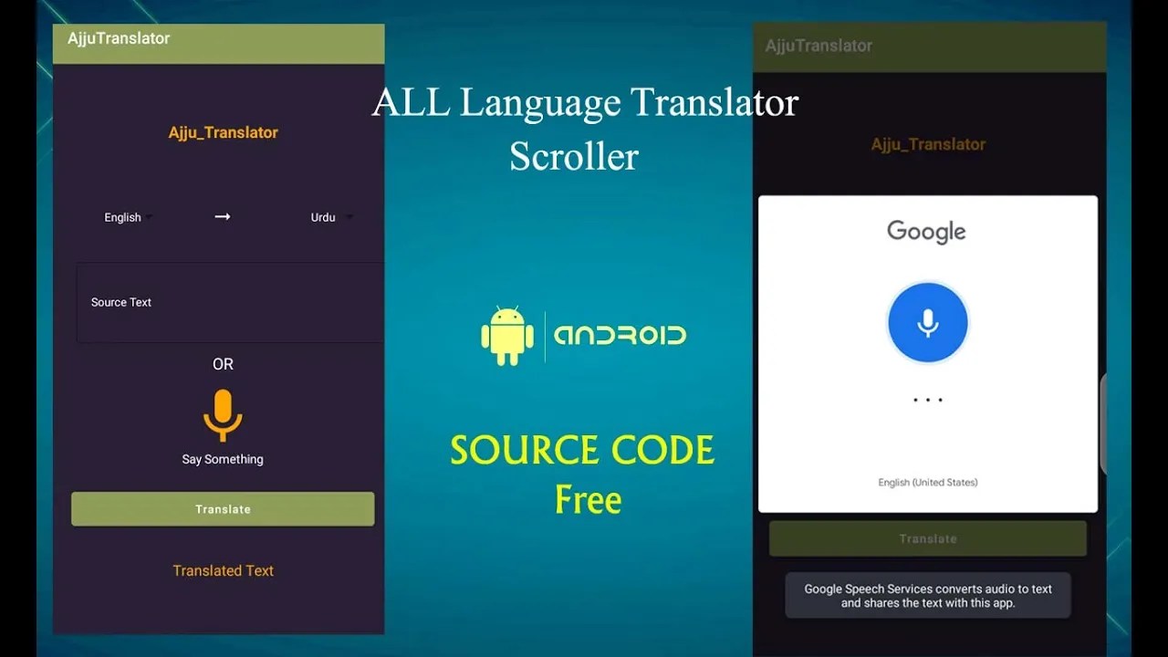 Create Language Translator App Using Android Studio Android App Development.