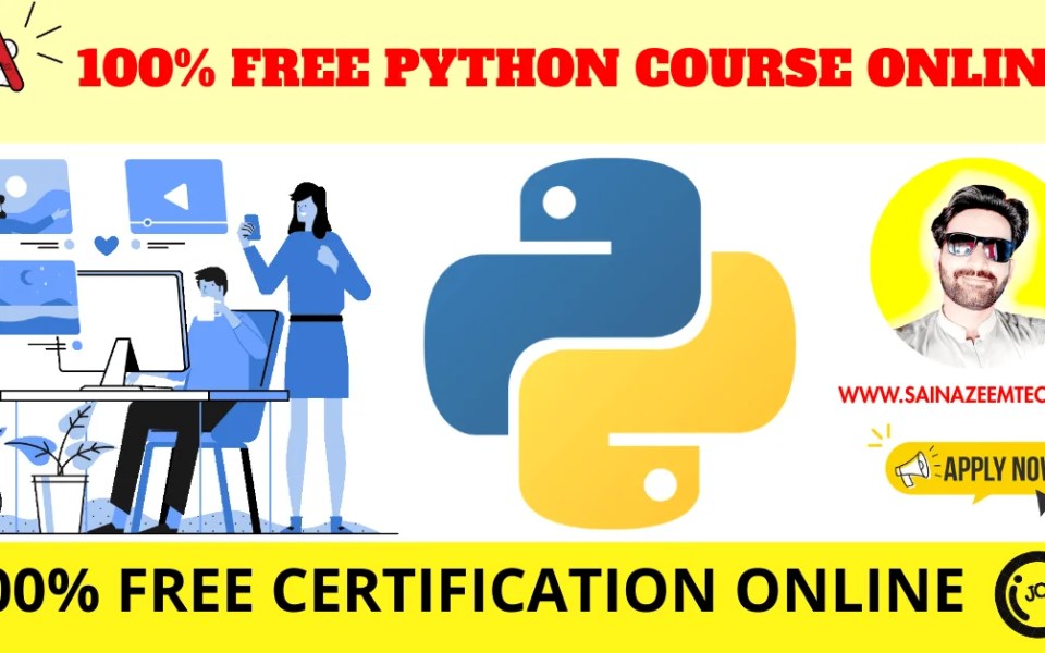 100% free python course with certification,learn basic of python course 2026,100% free python course 2026,online free python course with certification,learn python in pakistan online free,