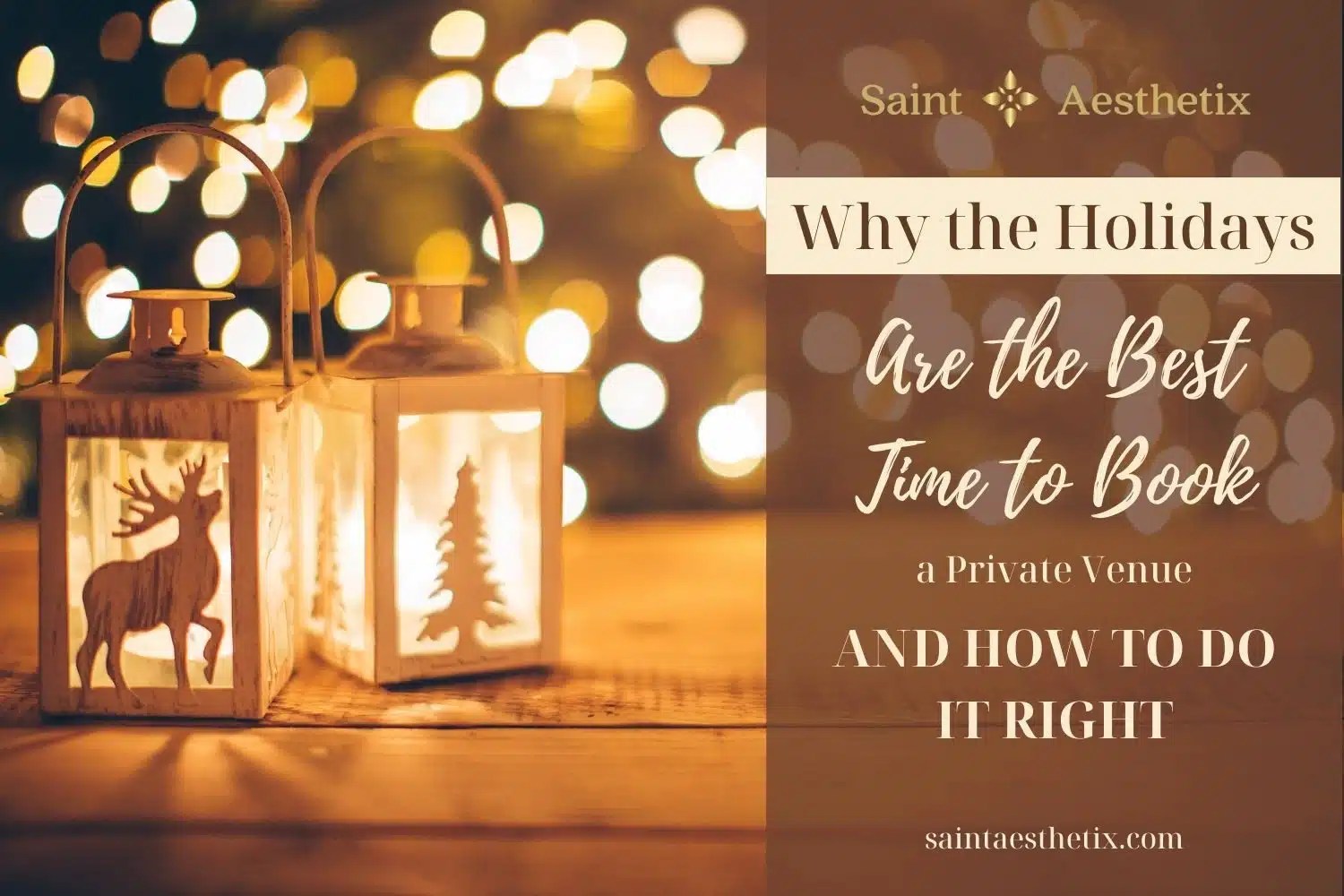Why the Holidays Are the Best Time to Book a Private Venue and How to Do It Right