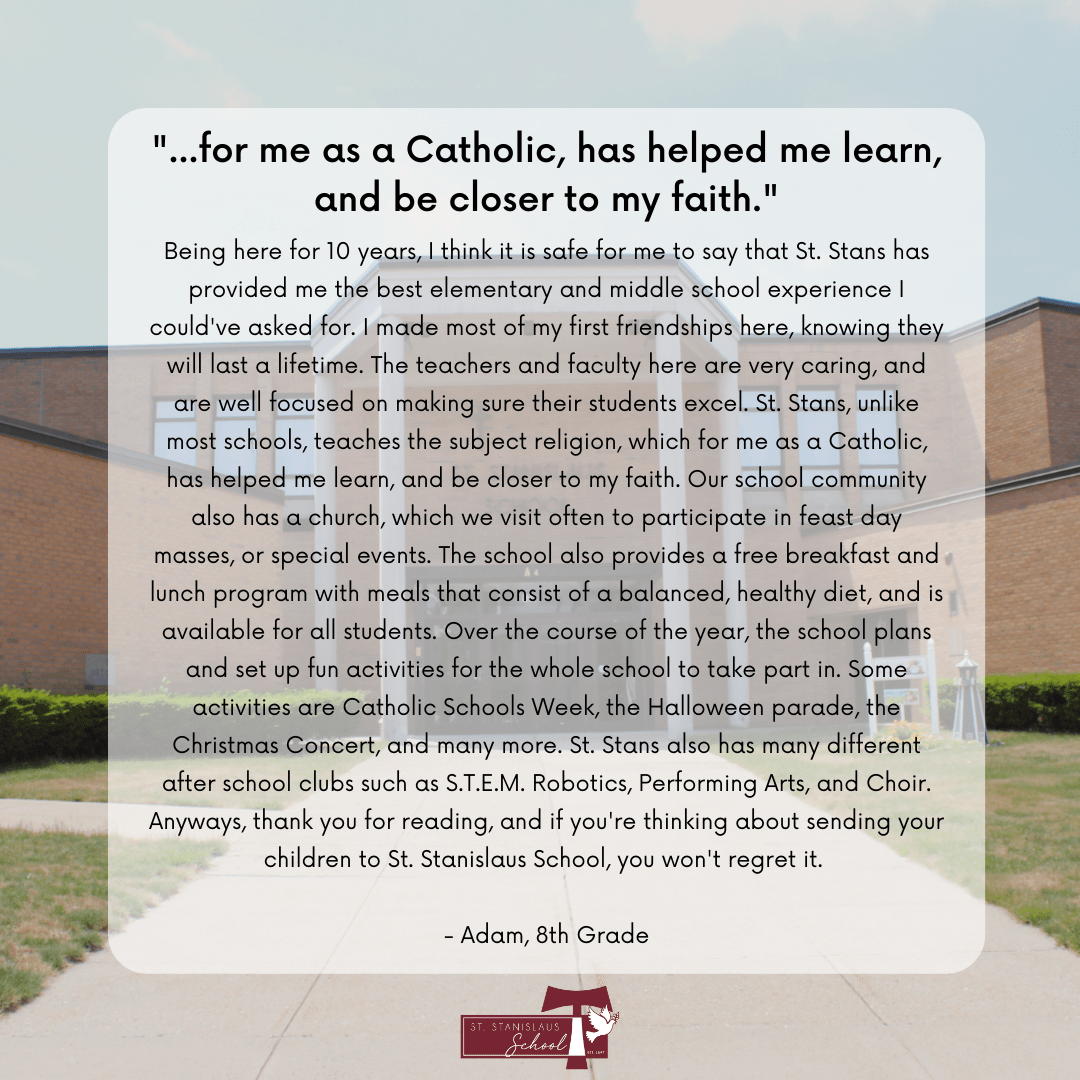 student testimonial review
