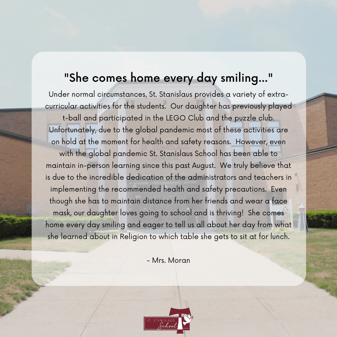parent testimonial review