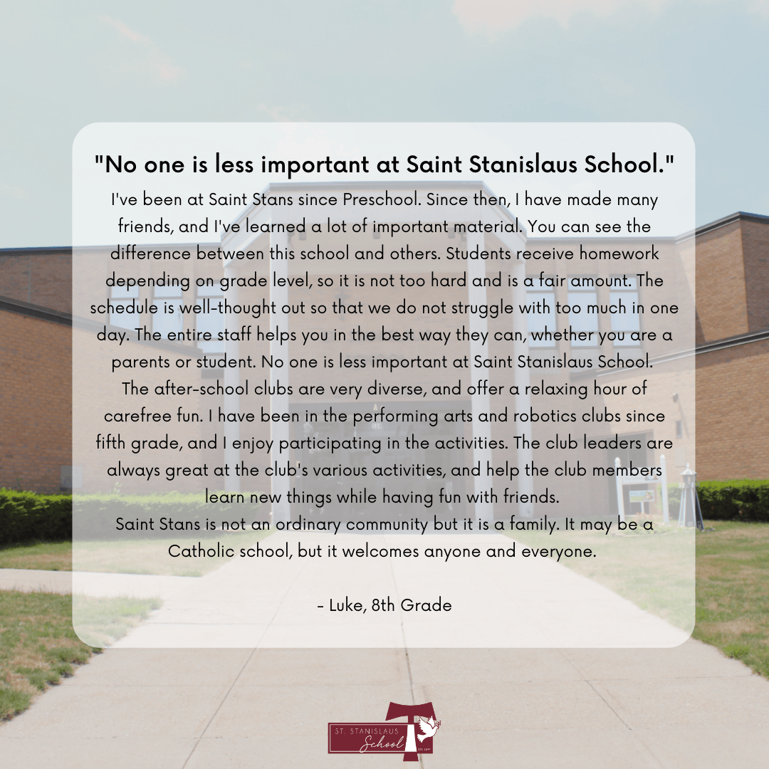 Student testimonial review