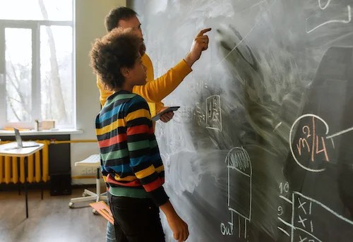 math students learning math universal language