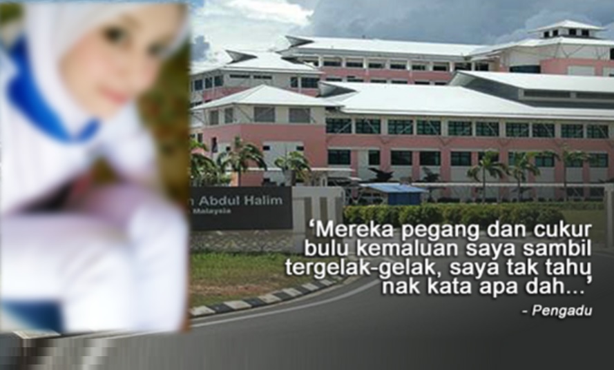Augustine bertugas di sebuah hospital di negeri sembilan. Kenapa Tak Cukur Semak Samun Ni Nurse Comel