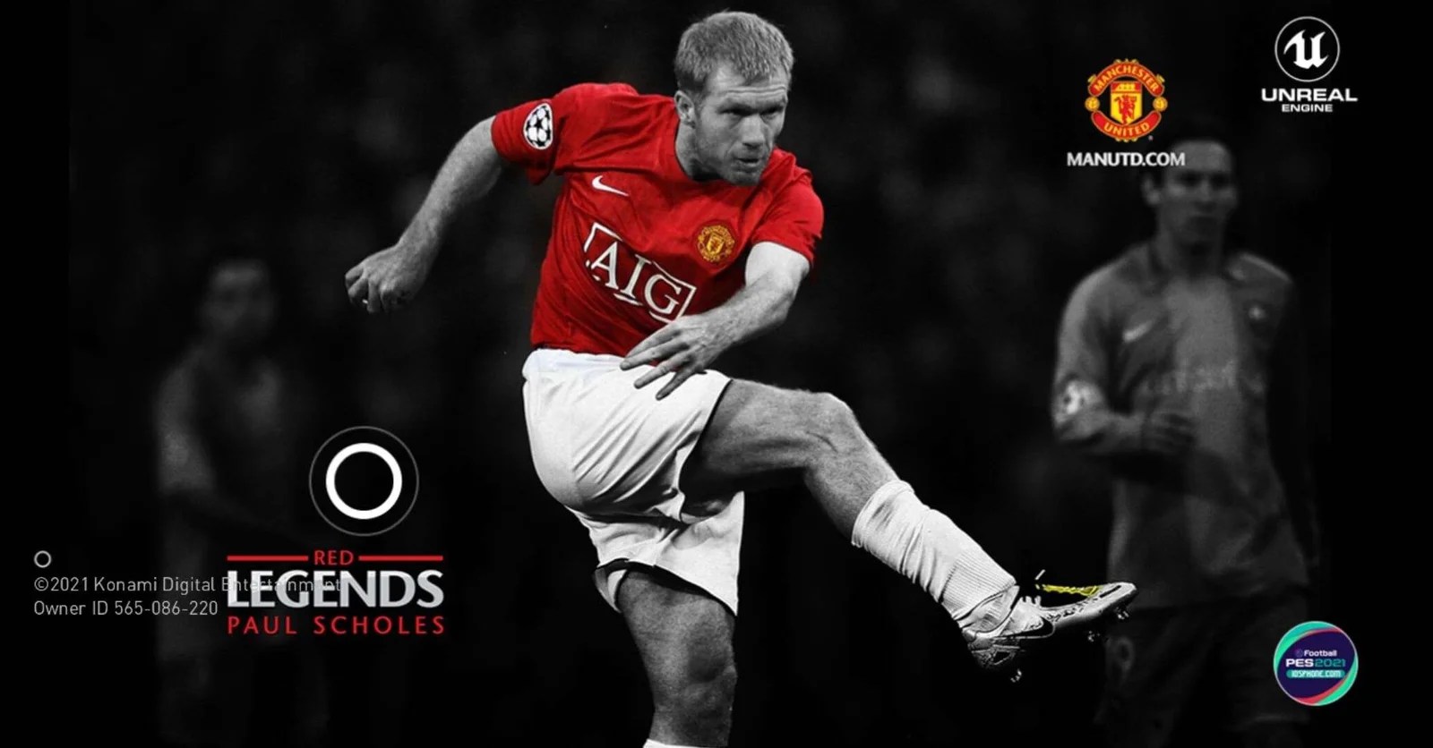 Copy đường link của kits và logo. Iconic Manchester United Patch - eFootball PES 2021 Mobile v5.3.0