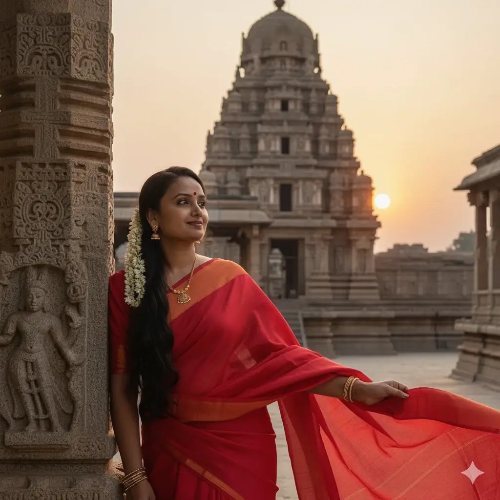 Girl in Hampi