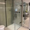 *Ex-display* Matki EauZone Hinged Door & Side Panel 900 x 900 - Gloss Black - Image 2