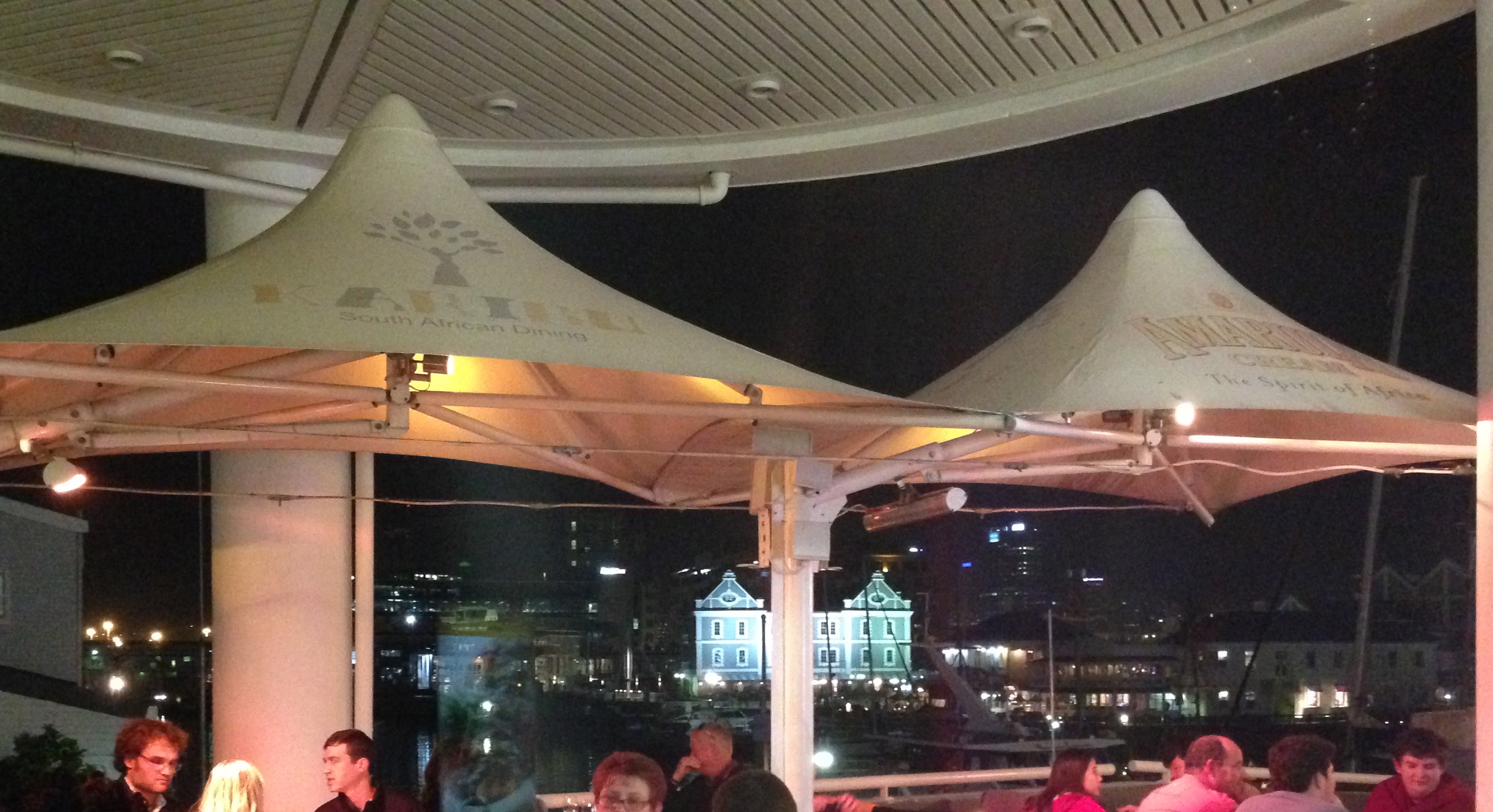 Varanda do restaurante