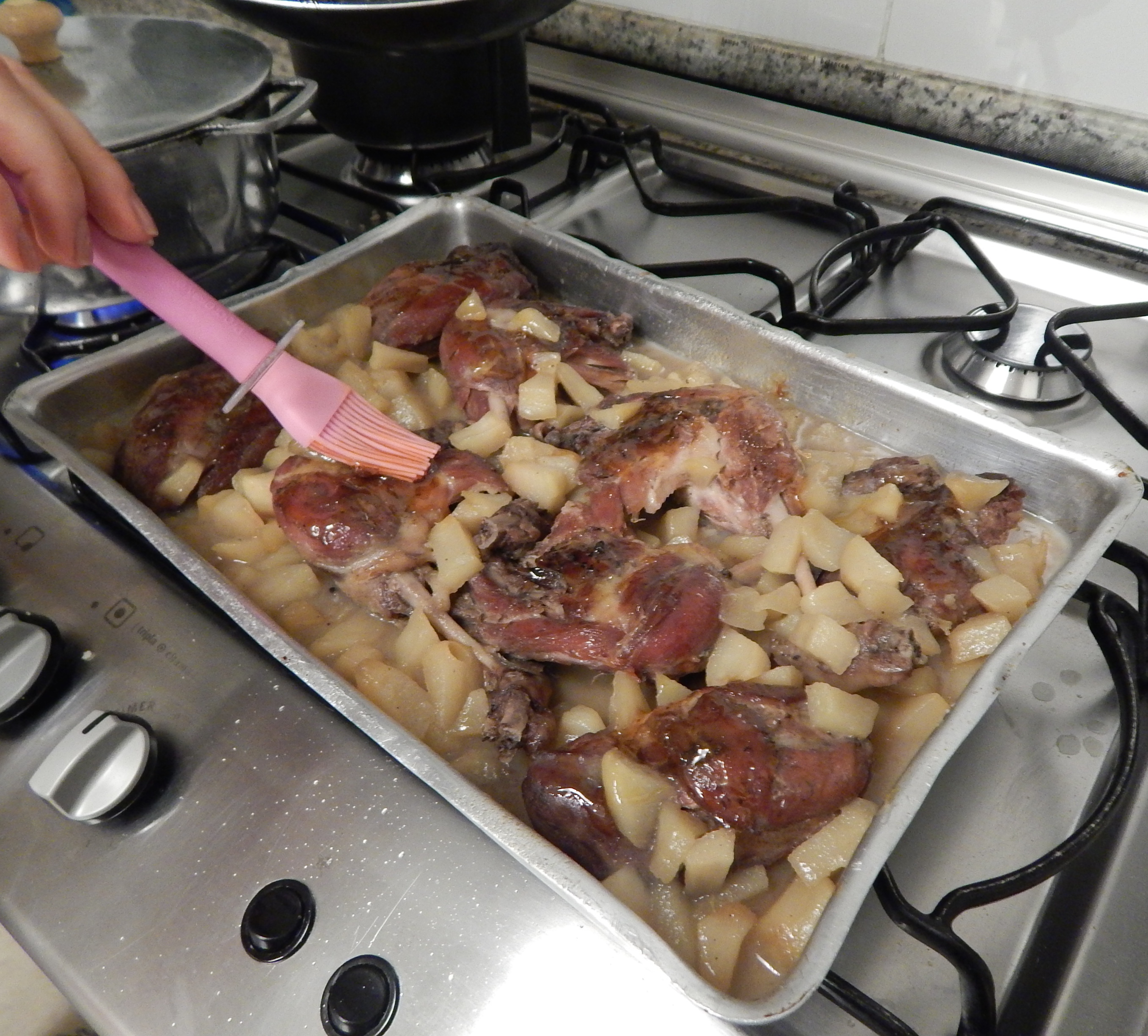 Pincele a calda caramelada