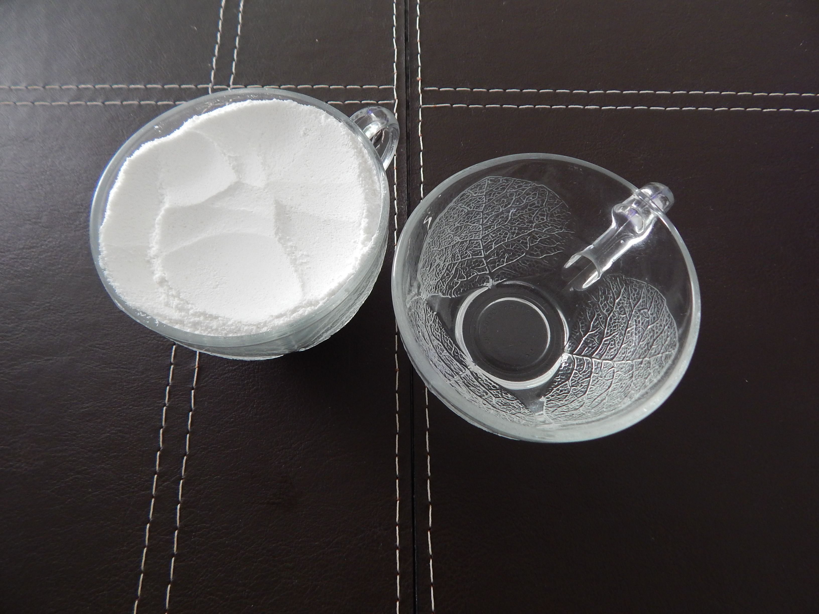 Ingredientes da calda