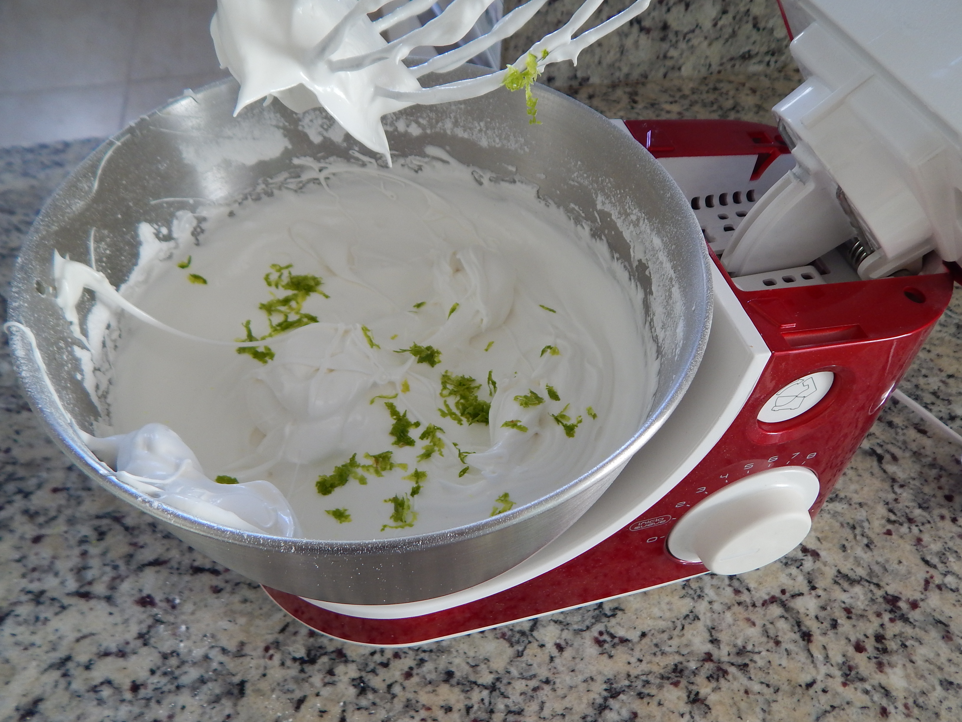 Bata claras e açúcar