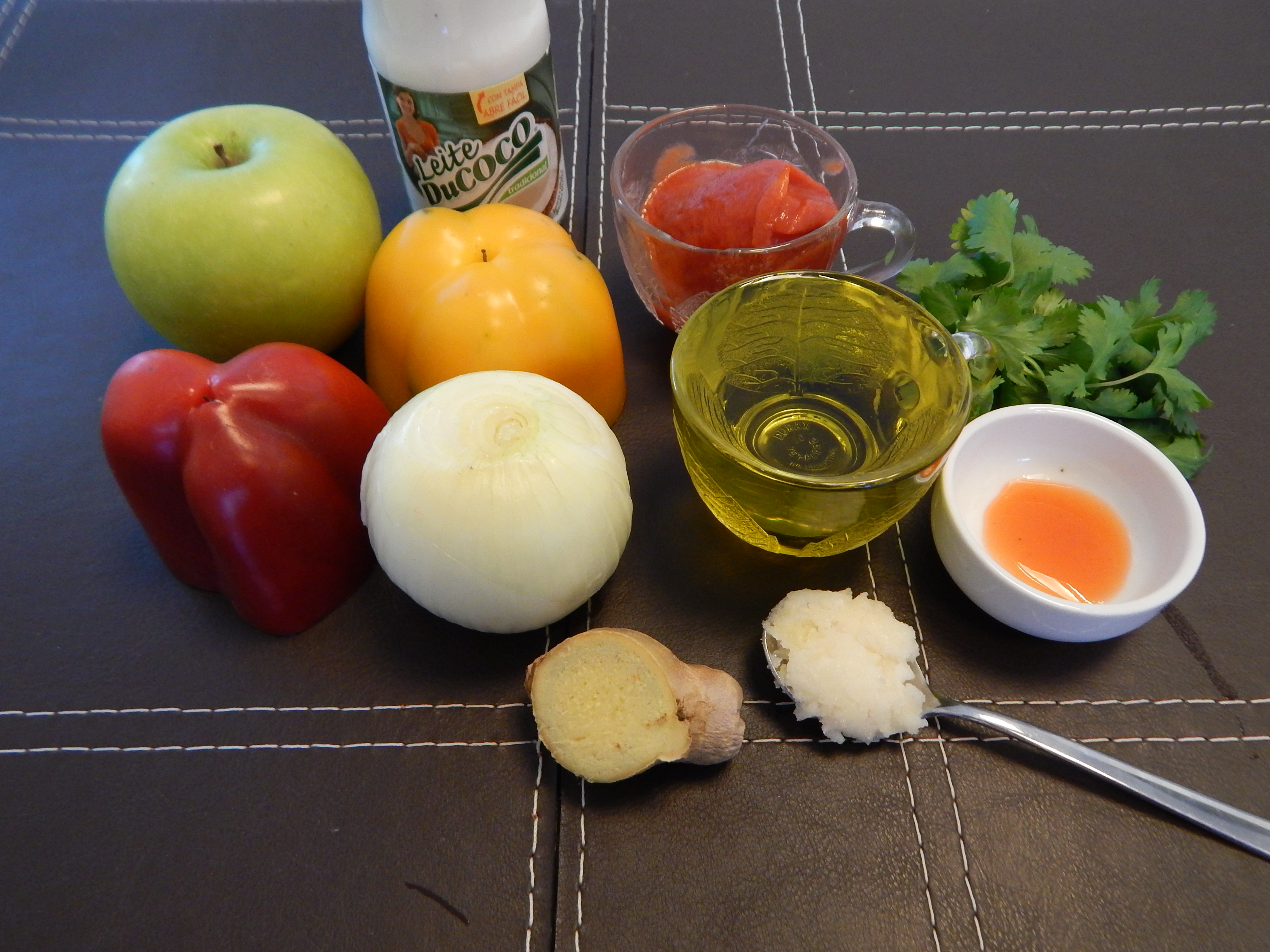 Ingredientes do molho