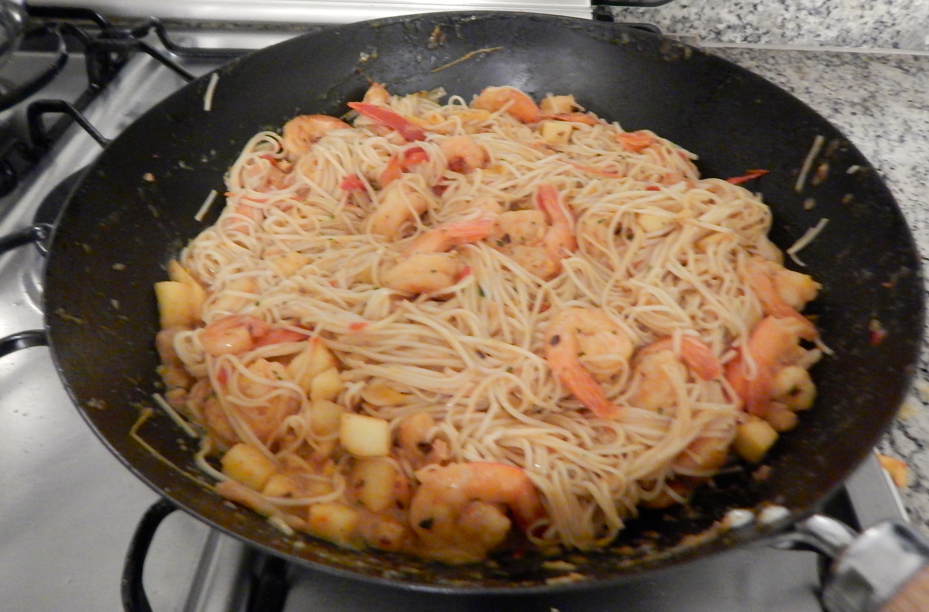 Misture com um garfão