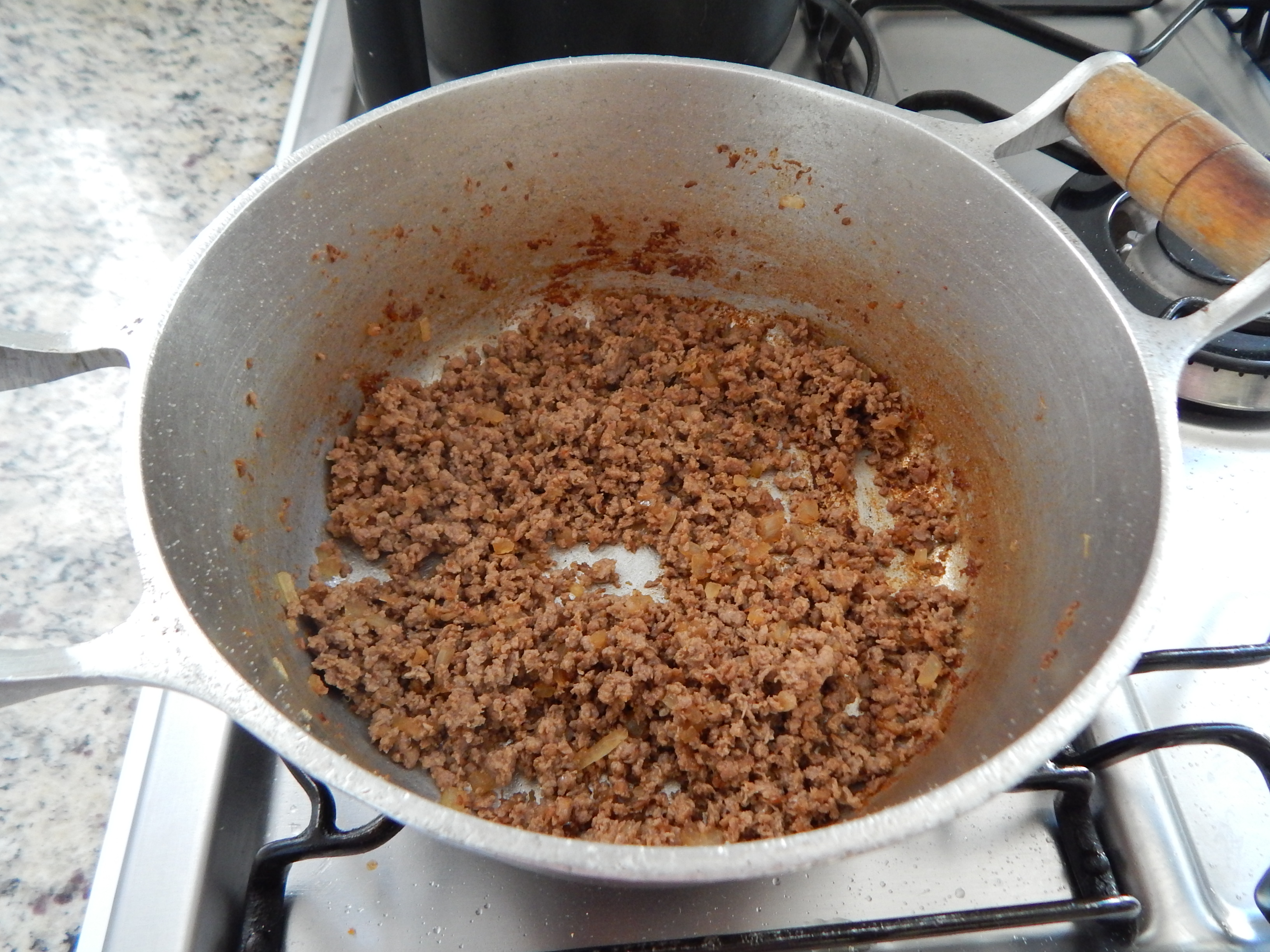 Prepare a carne moida