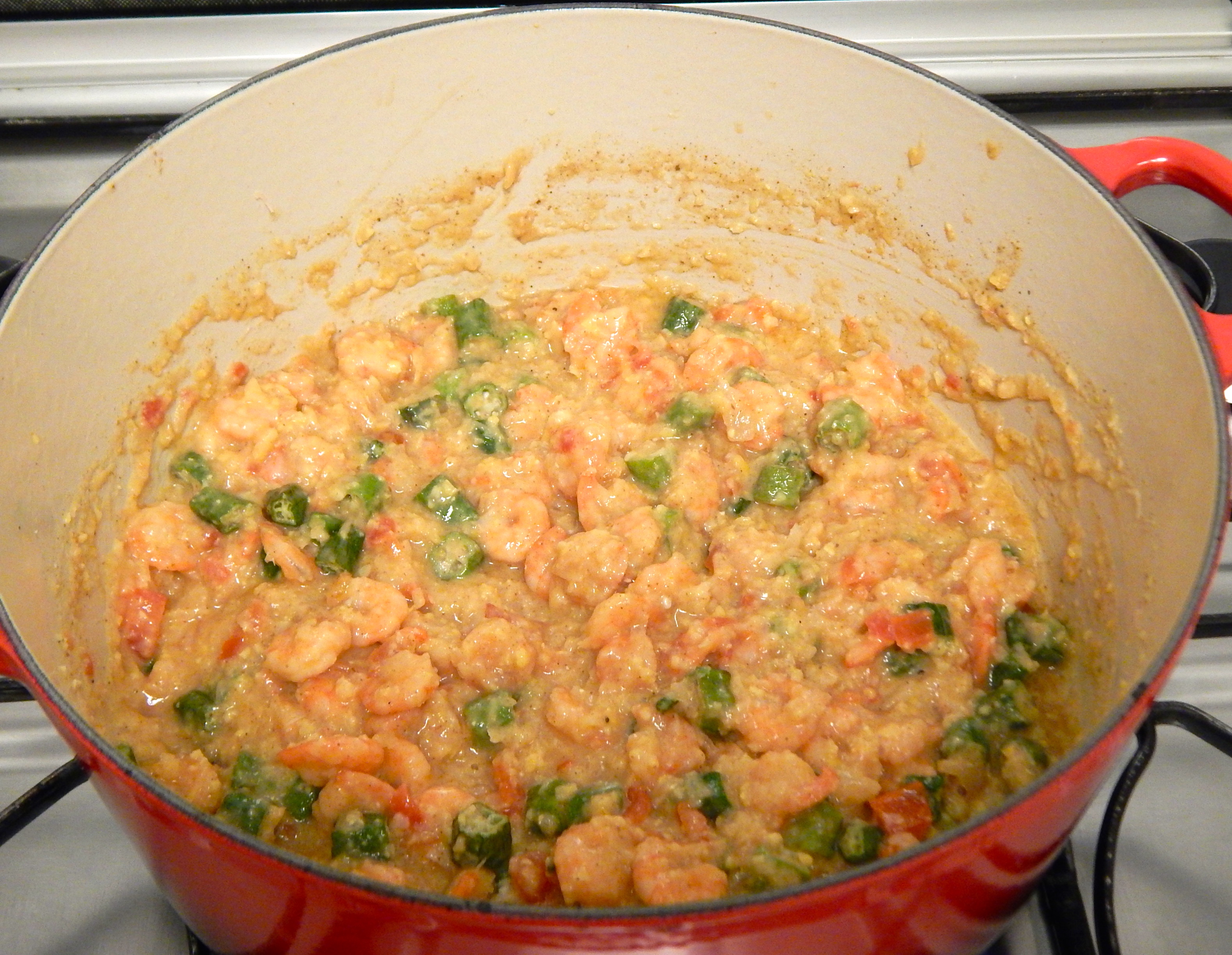 Ao final junte o quiabo