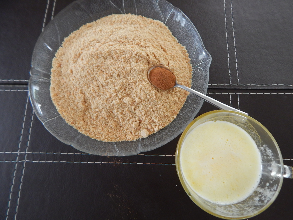 junte manteiga e canela