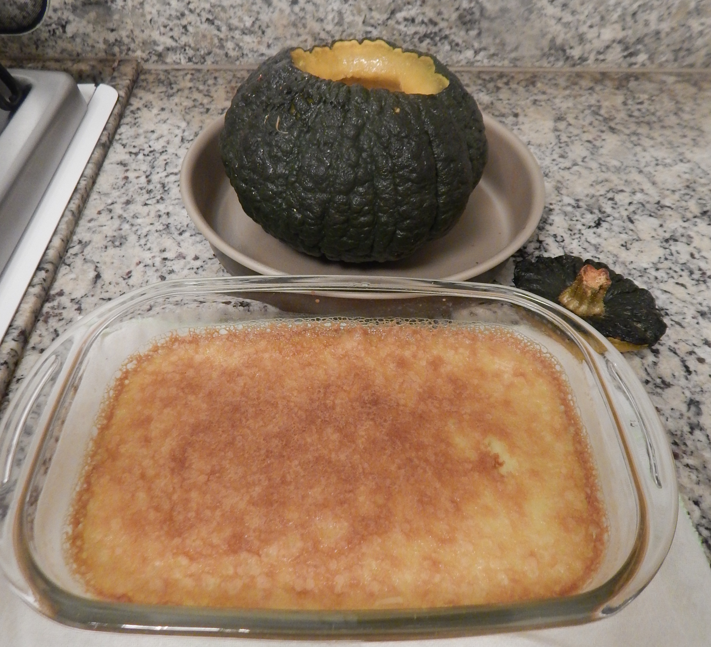 Creme e abóbora prontos